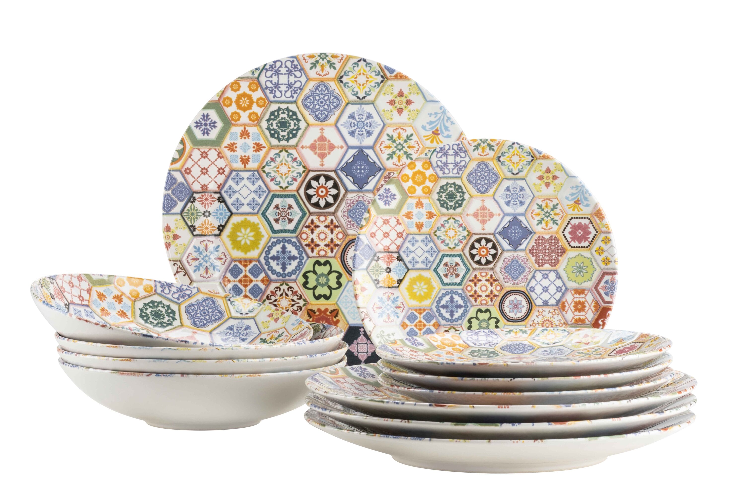 M&auml;ser Tafelservice, Keramik Amarante Bunt 