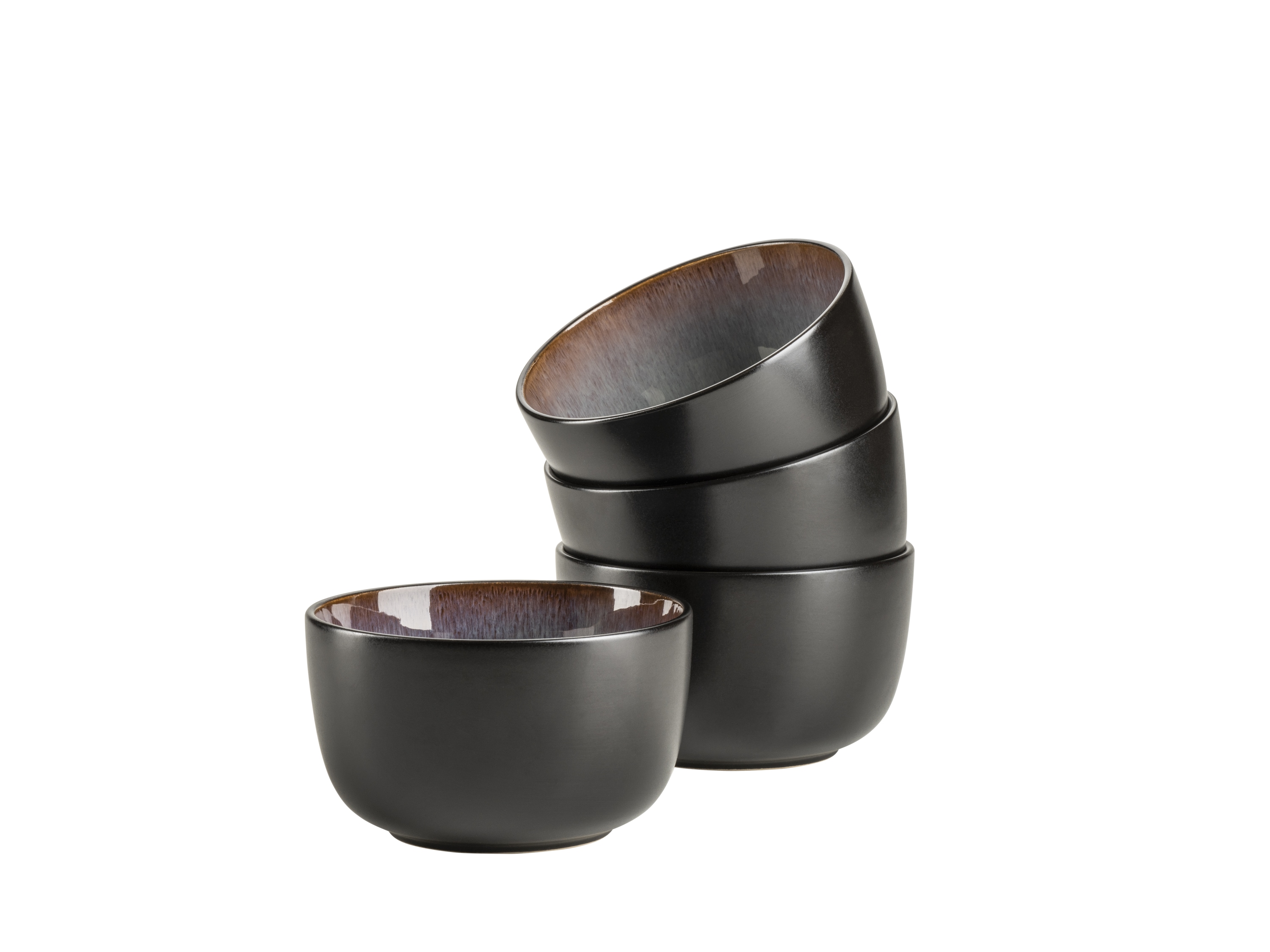 M&auml;ser Sch&uuml;ssel-Set, Steinzeug Teona Blau, Braun, Gr&uuml;n, Schwarz 