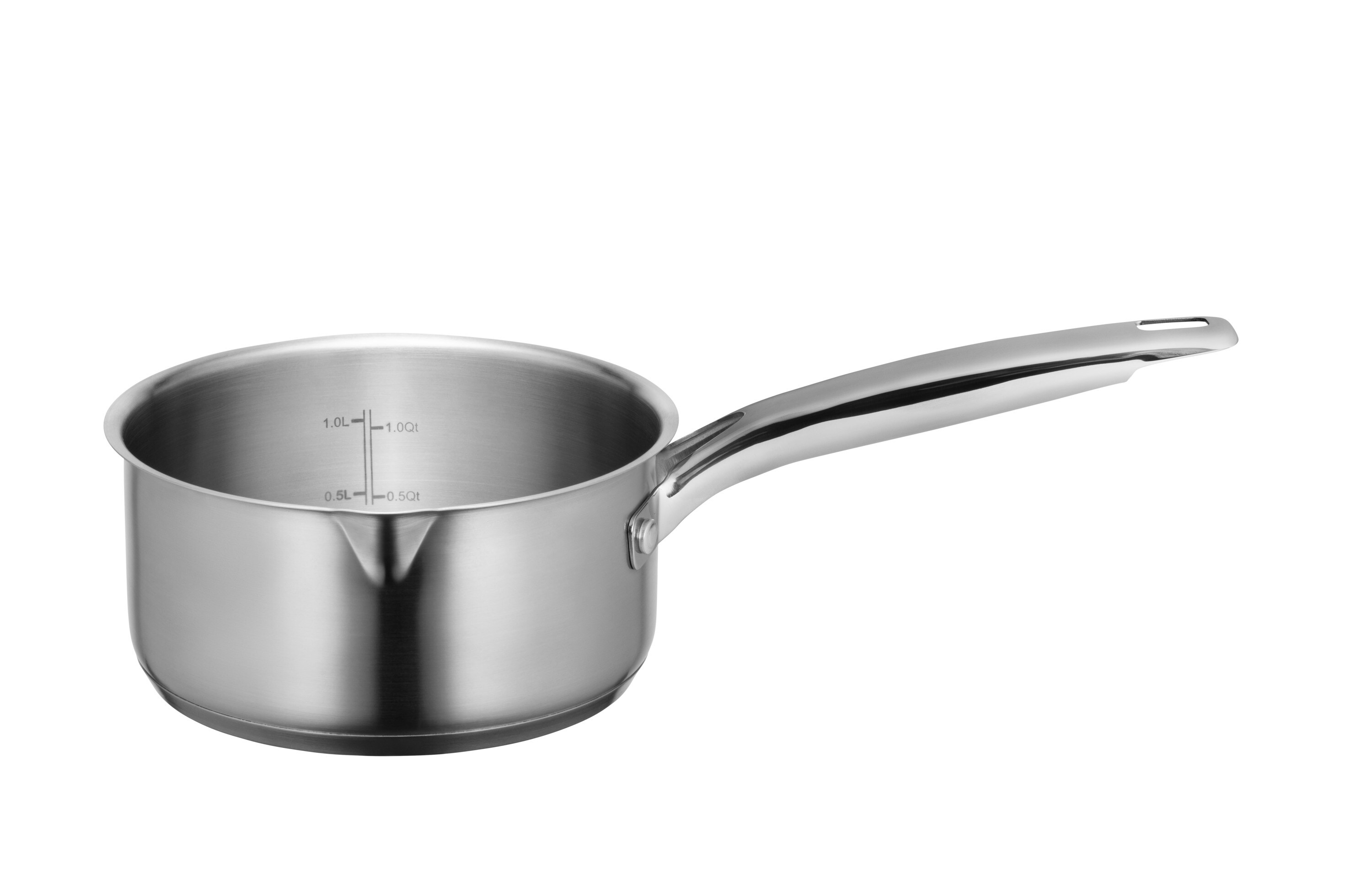 M&auml;ser Stielkasserolle, Edelstahl Sanvito Silber 