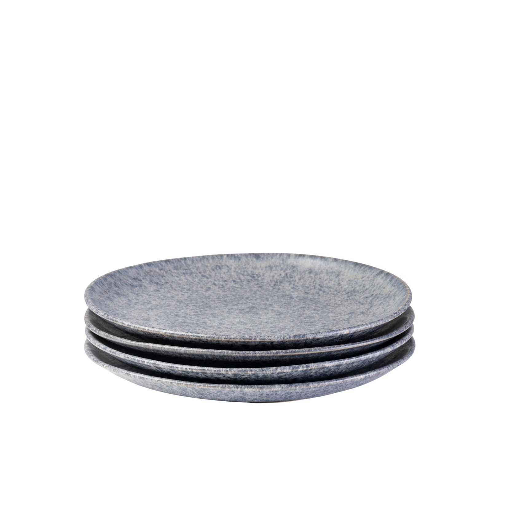 Dessertteller-Set, Steinzeug Moos'N'Stein