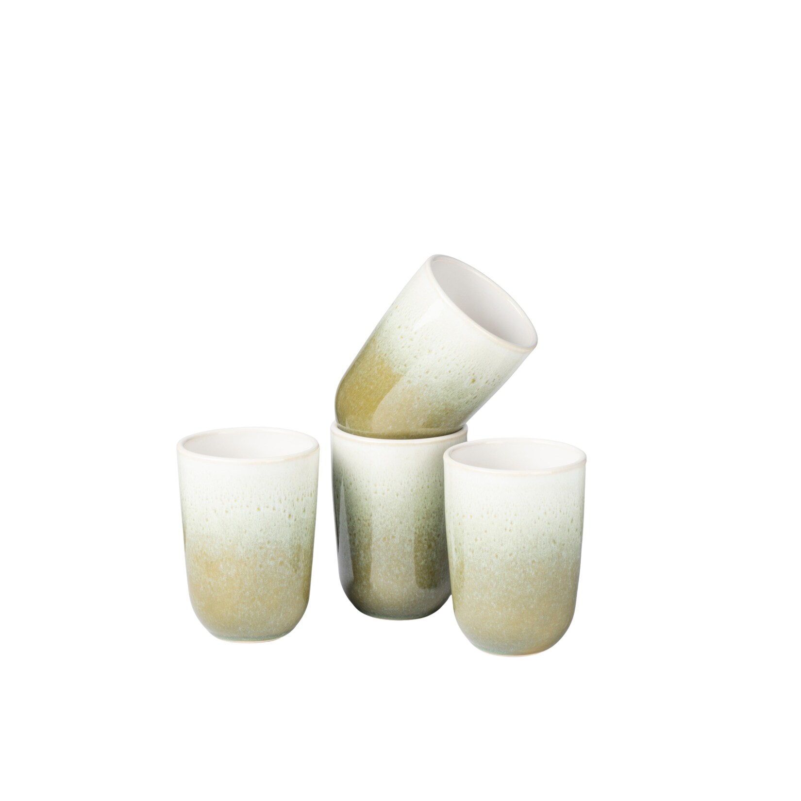 Kaffeebecher-Set, Steinzeug Flussufer