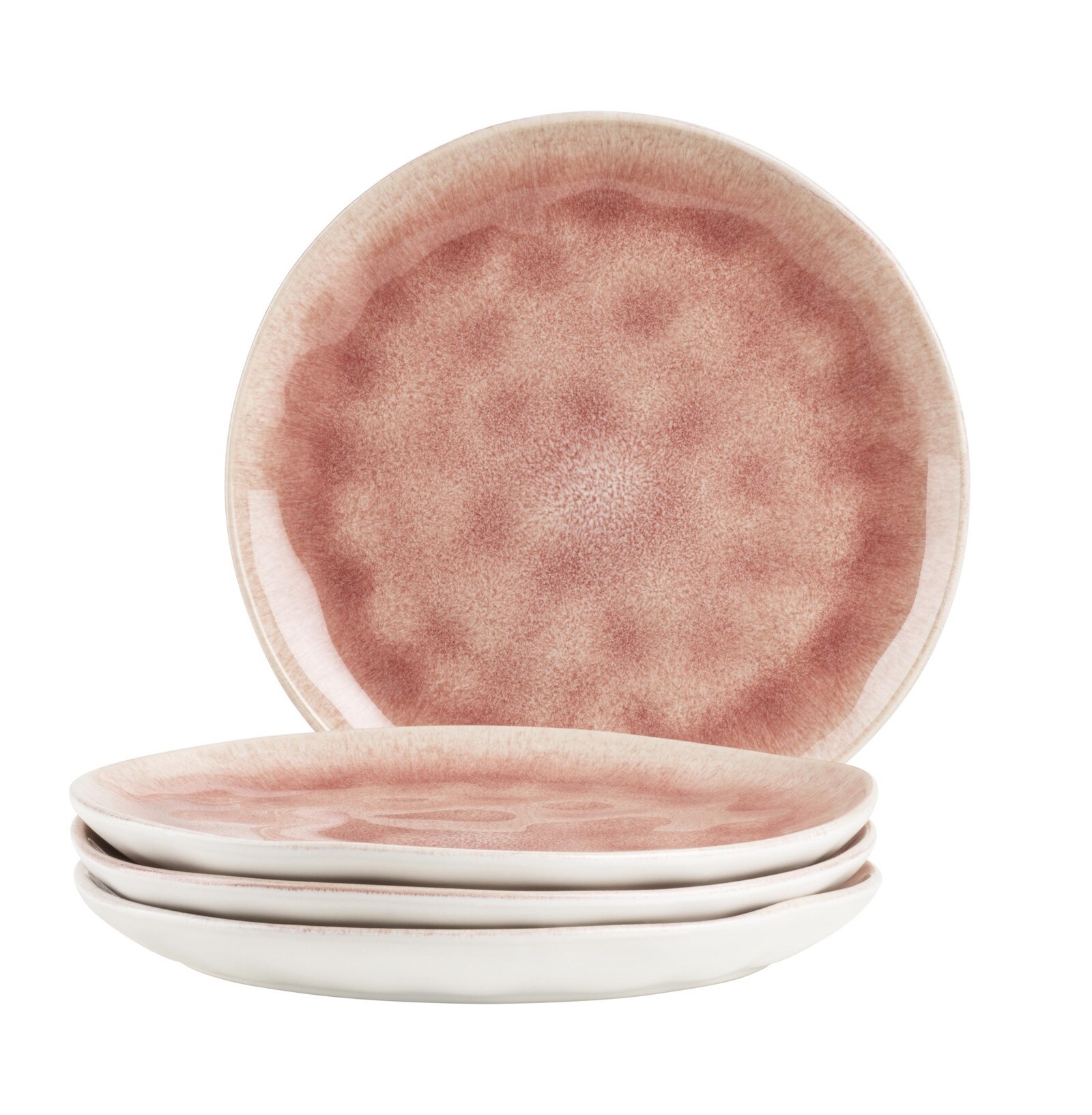 Dessertteller-Set, Steinzeug Frozen
