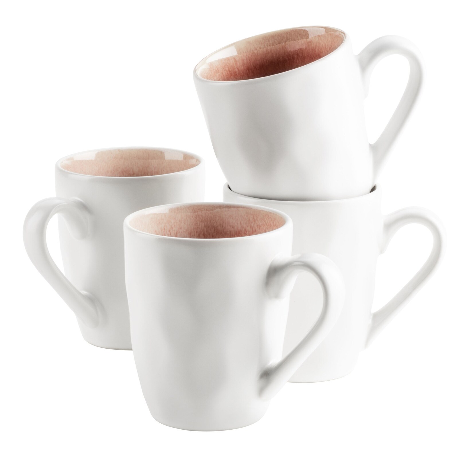 Kaffeebecher-Set, Steinzeug Frozen