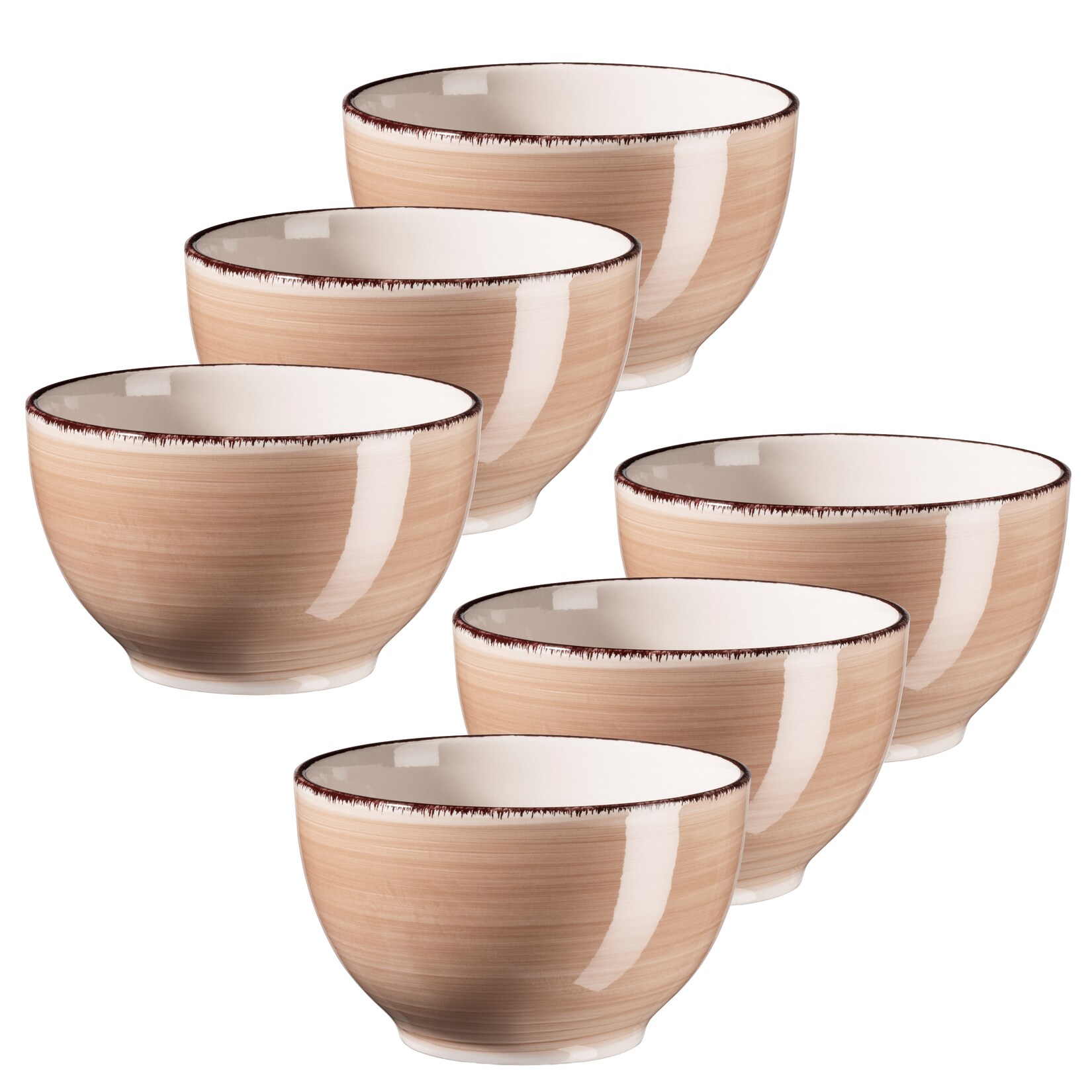 Müslischalen-Set, Steingut LUMACA