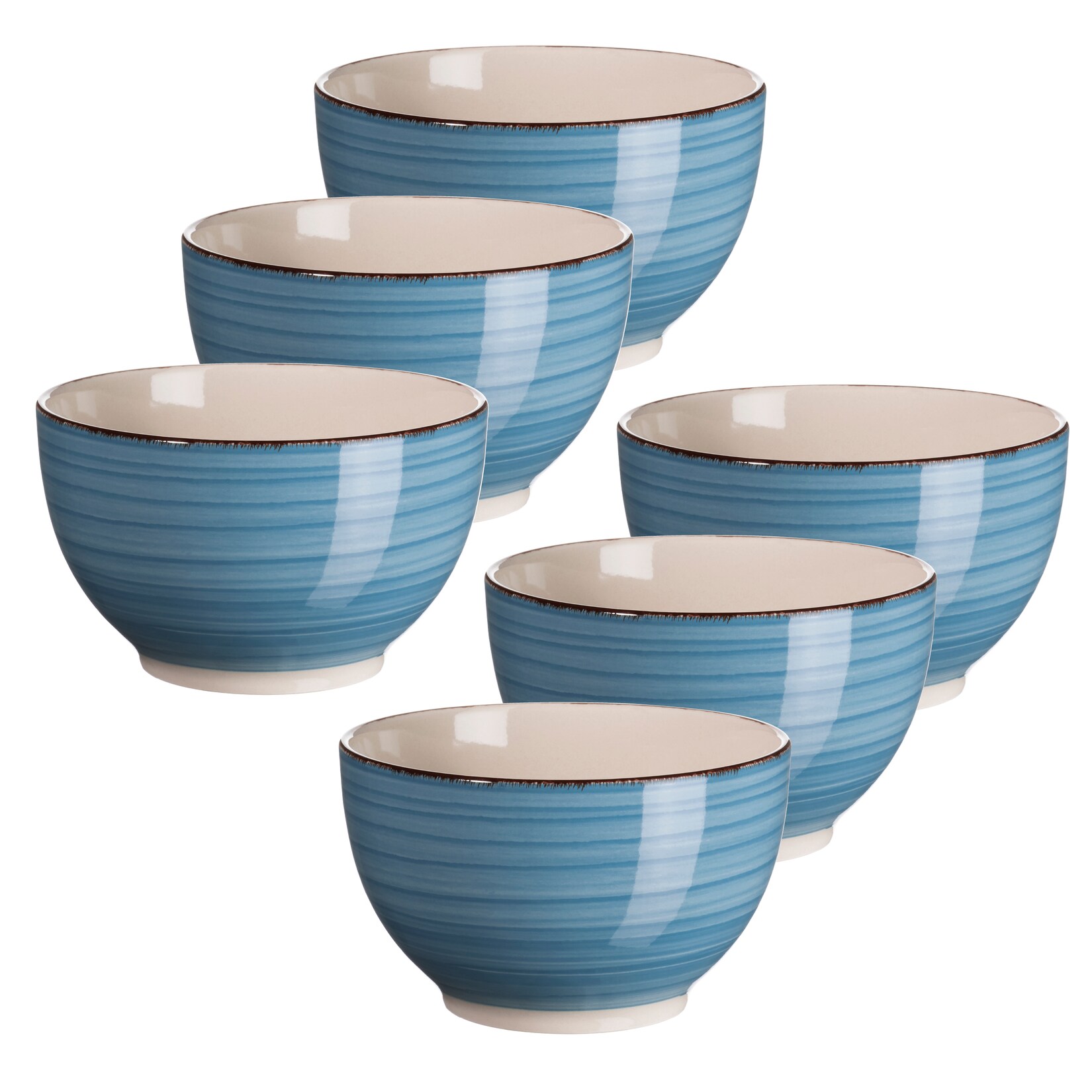 Müslischalen-Set, Steingut LUMACA