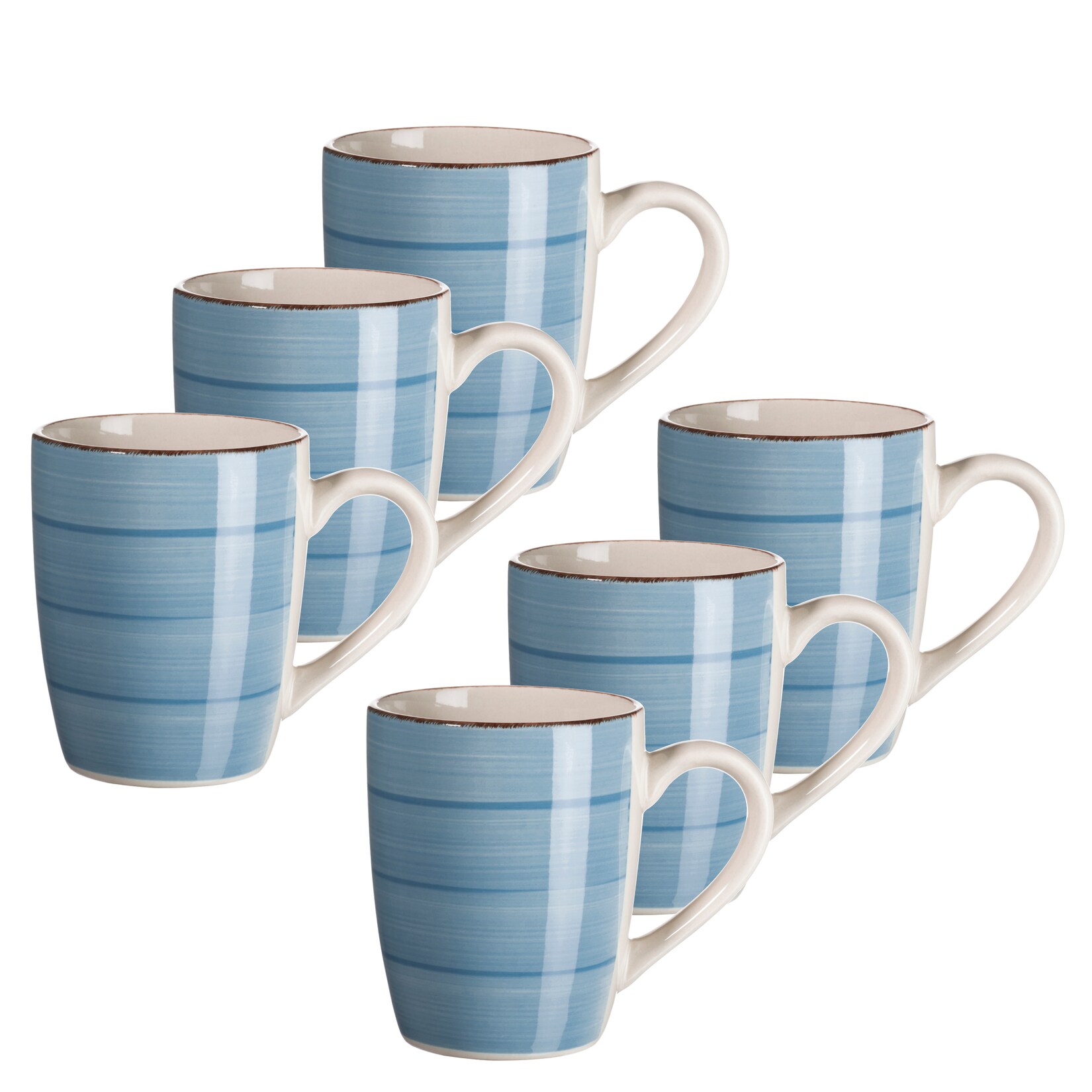 Kaffeebecher-Set, Steingut LUMACA