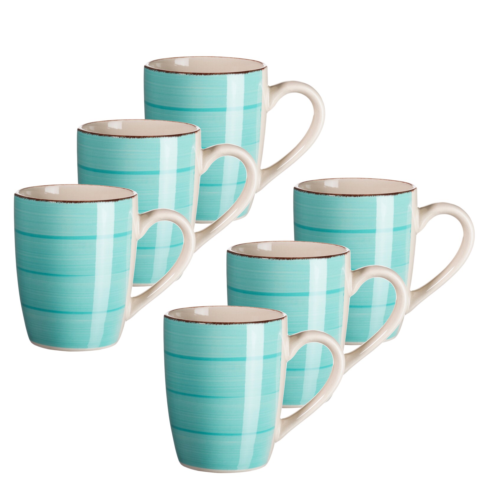 Kaffeebecher-Set, Steingut LUMACA
