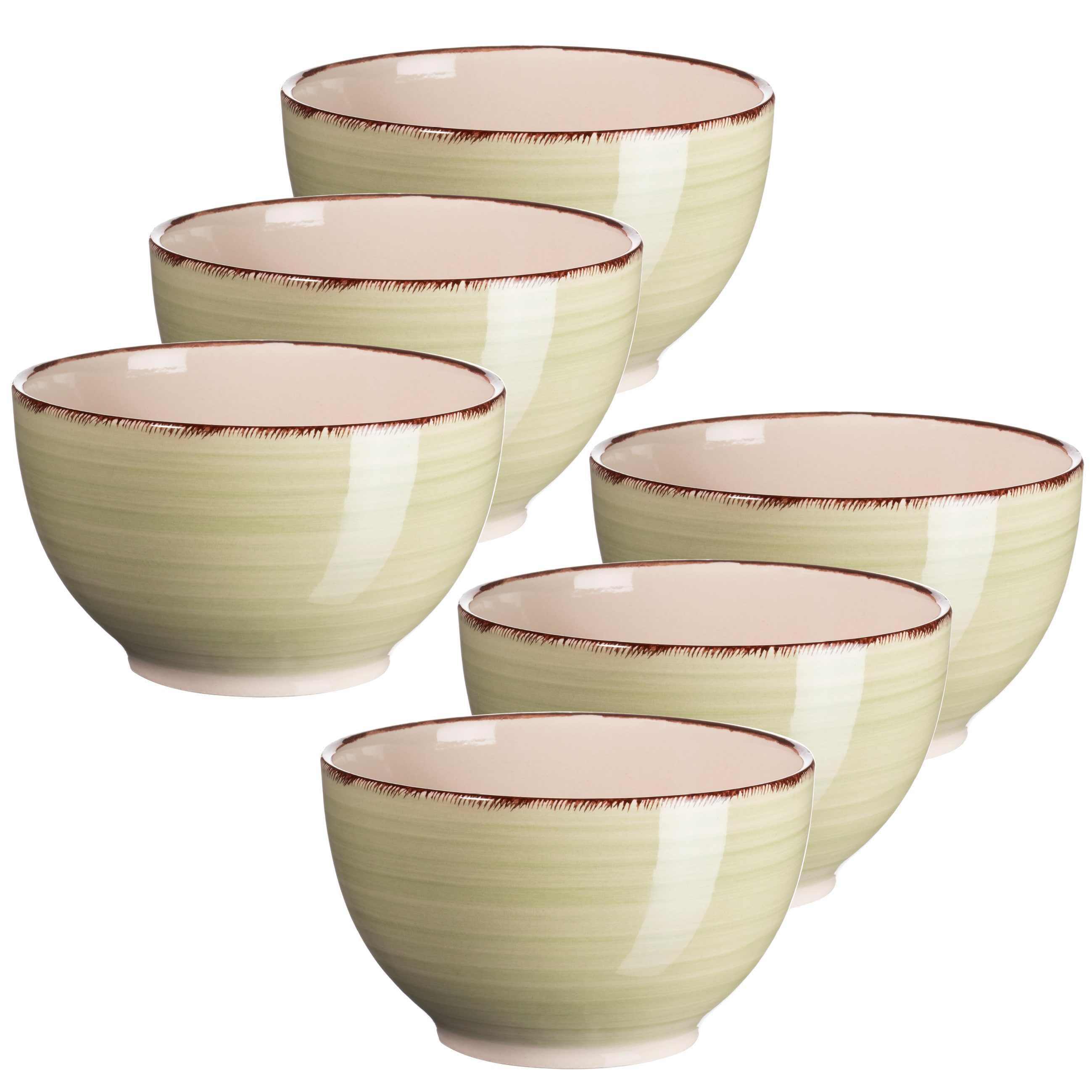 M&auml;ser M&uuml;slischalen-Set, Steingut LUMACA 