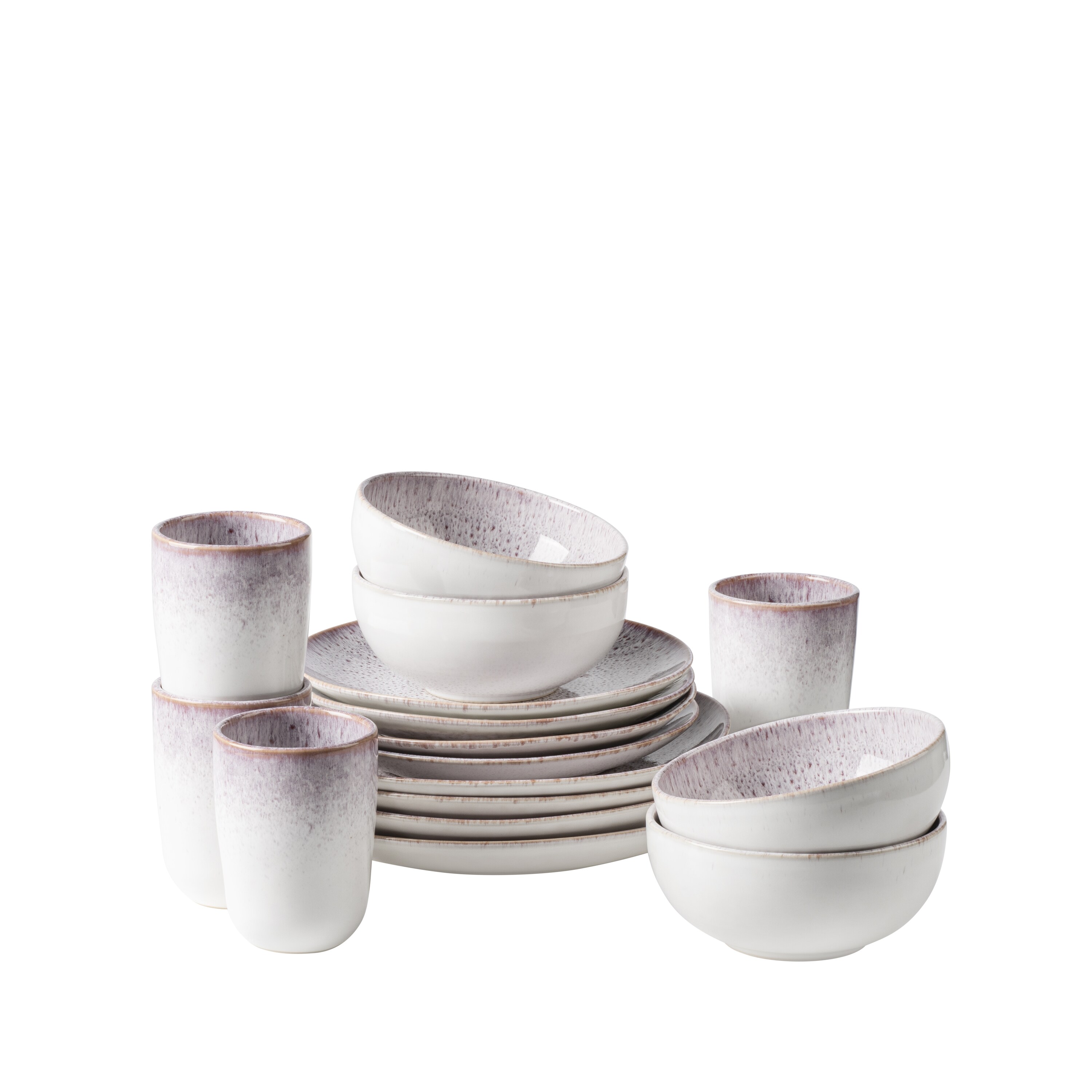 Gipfelst&uuml;ck Geschirr-Set, Steinzeug Alpenwiese 