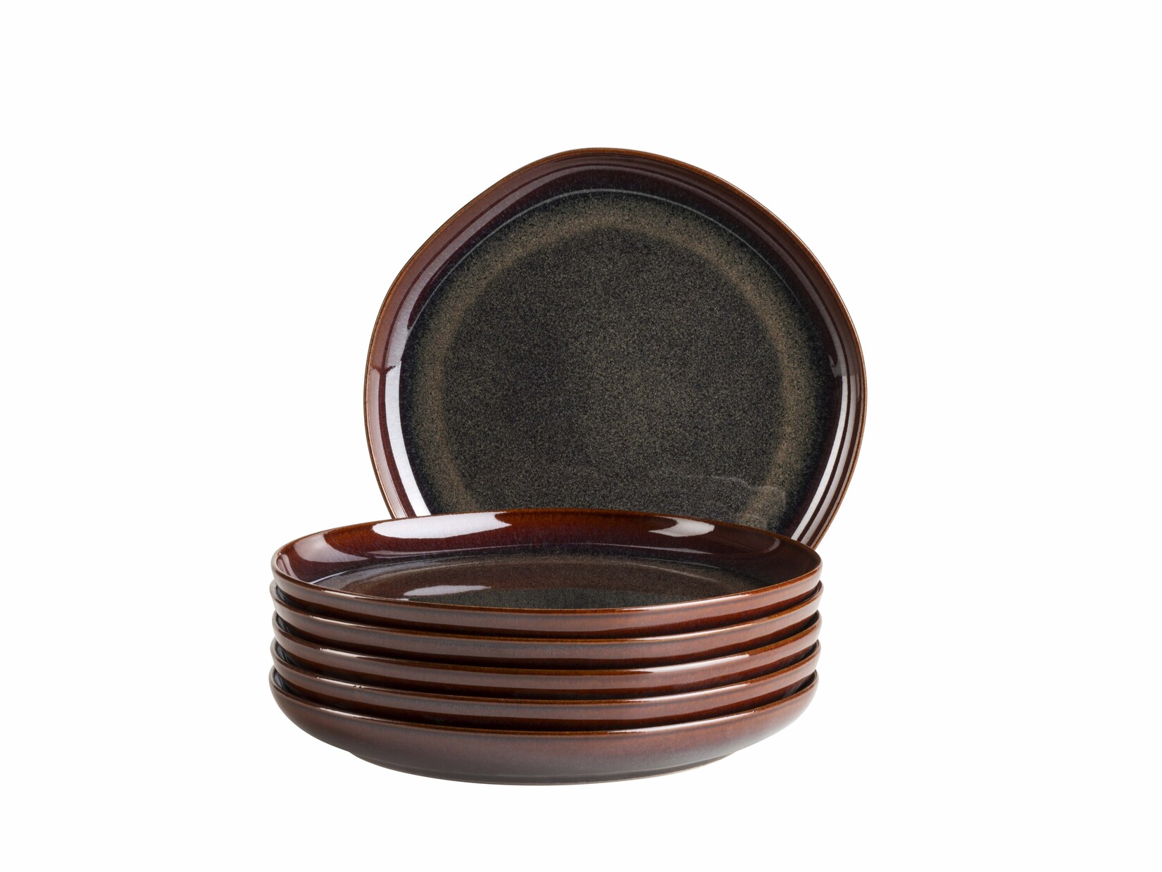 Dessertteller Set, Steinzeug Cordelia