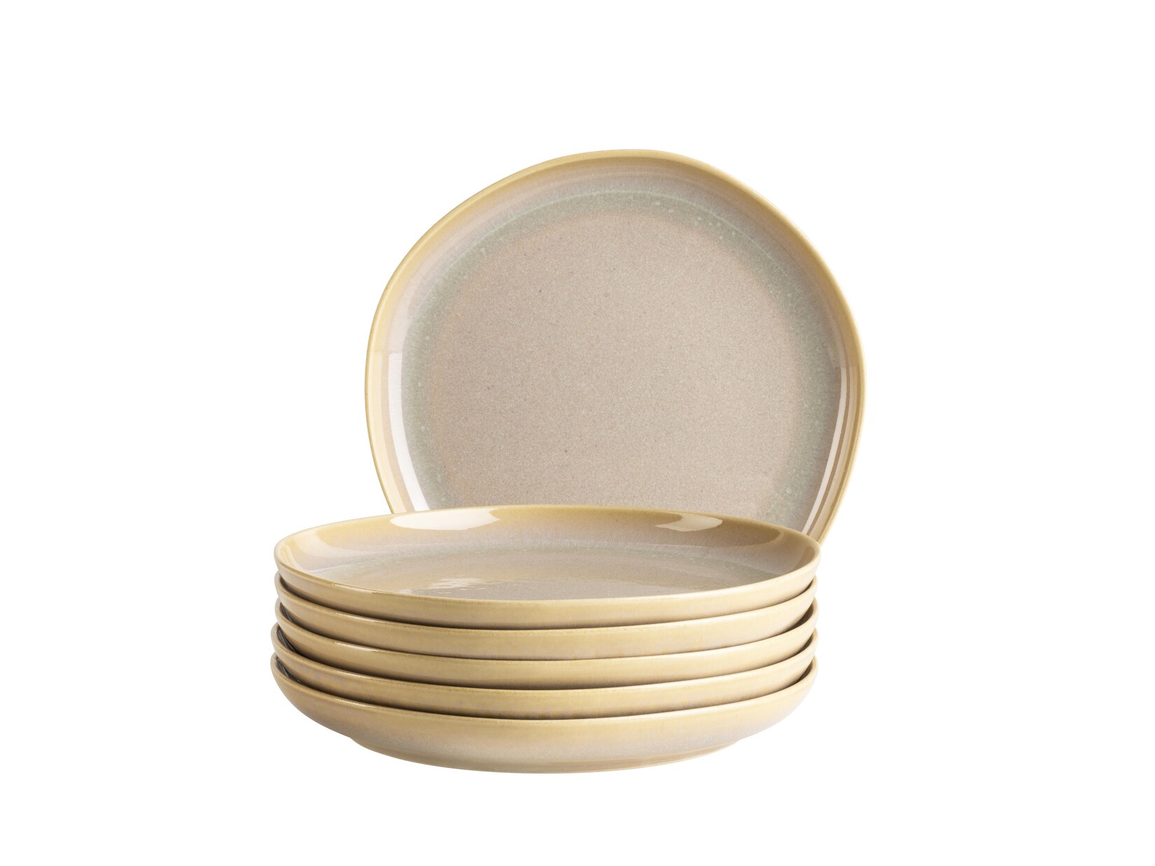 Dessertteller Set, Steinzeug Cordelia
