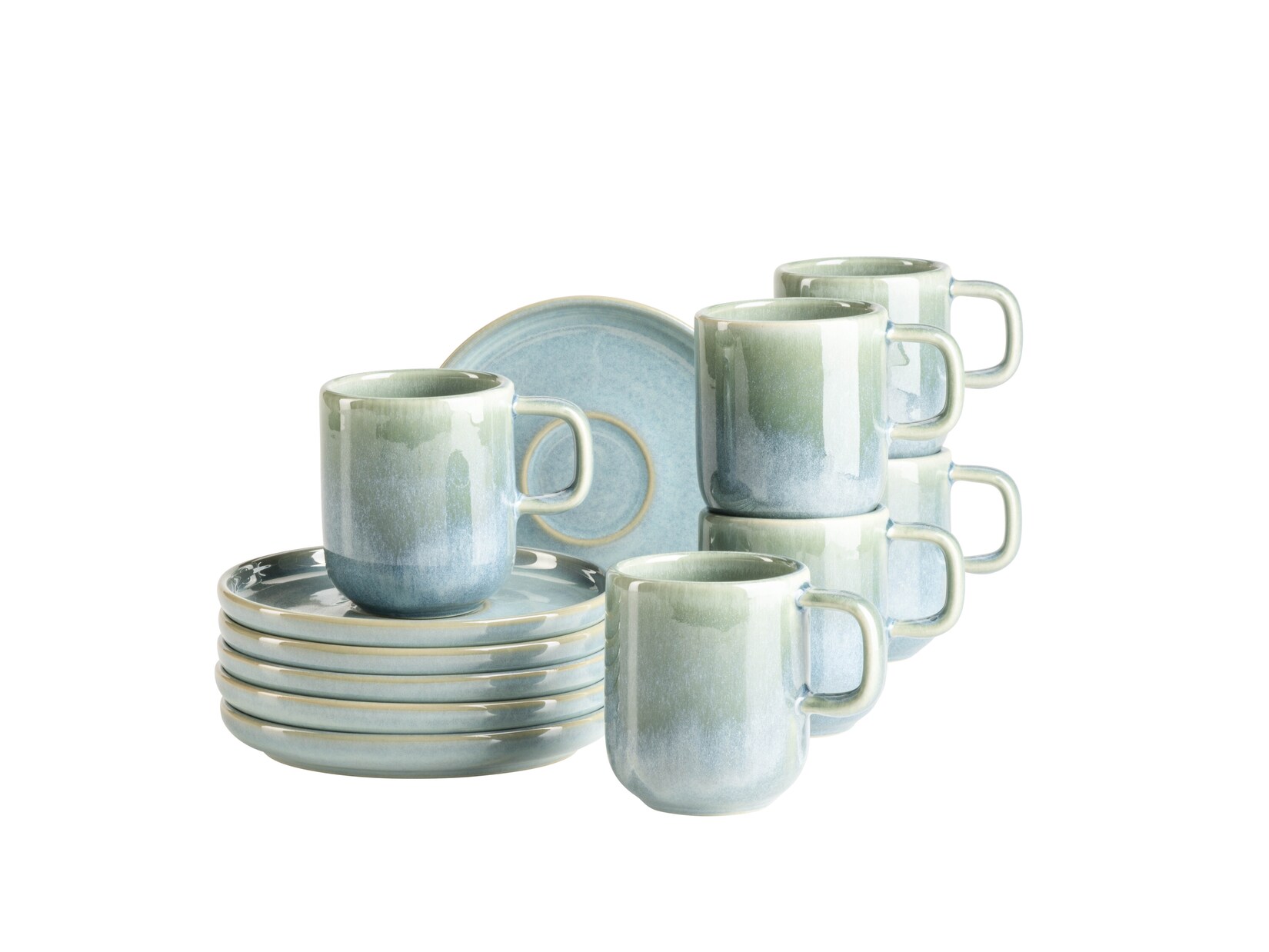 Espressotassen-Set, Steinzeug Cordelia