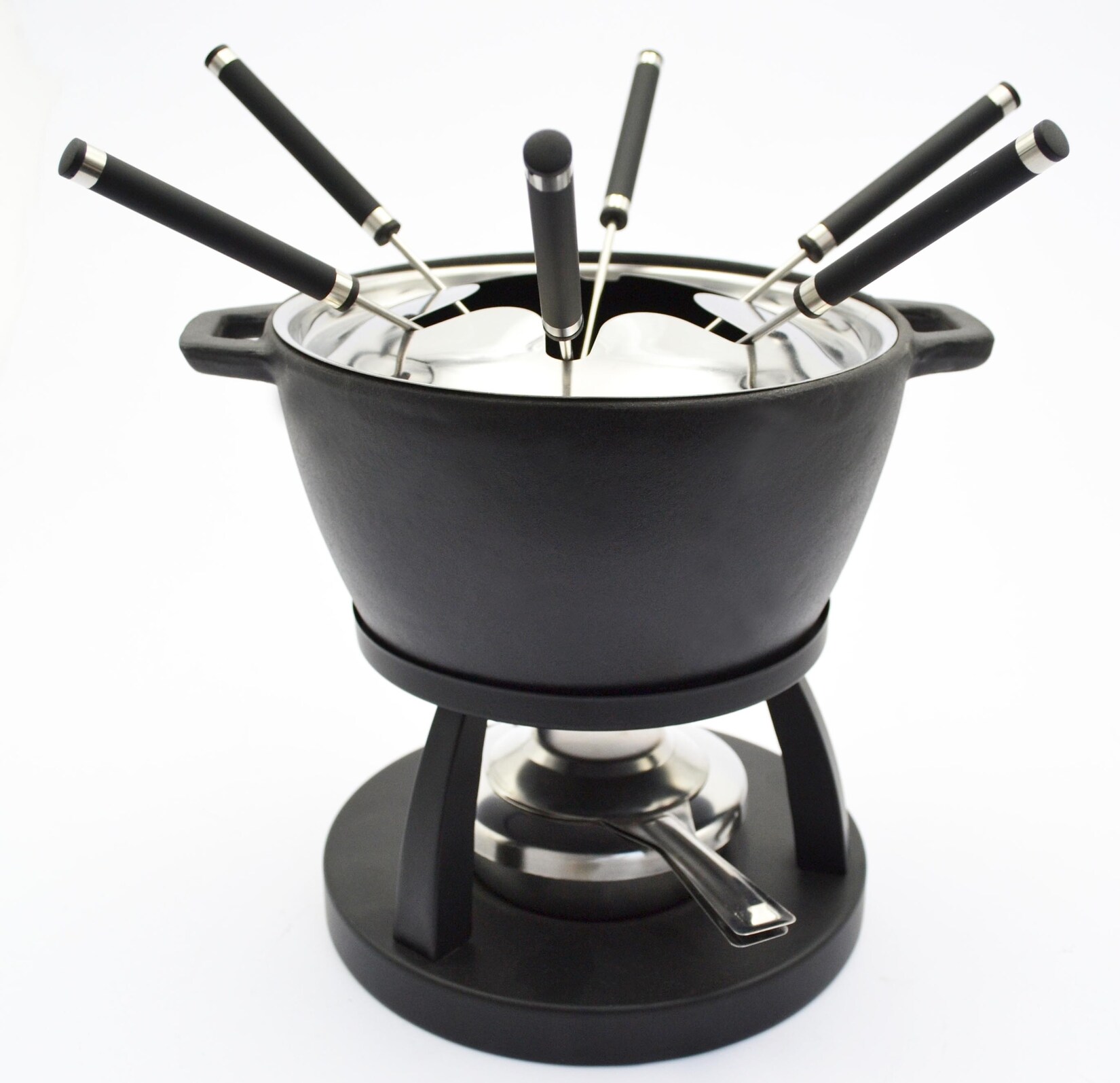 Mäser Fondue Set, Gusseisen - Schwarz