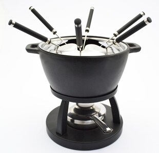 Mäser Fondue Set, Gusseisen - Schwarz 