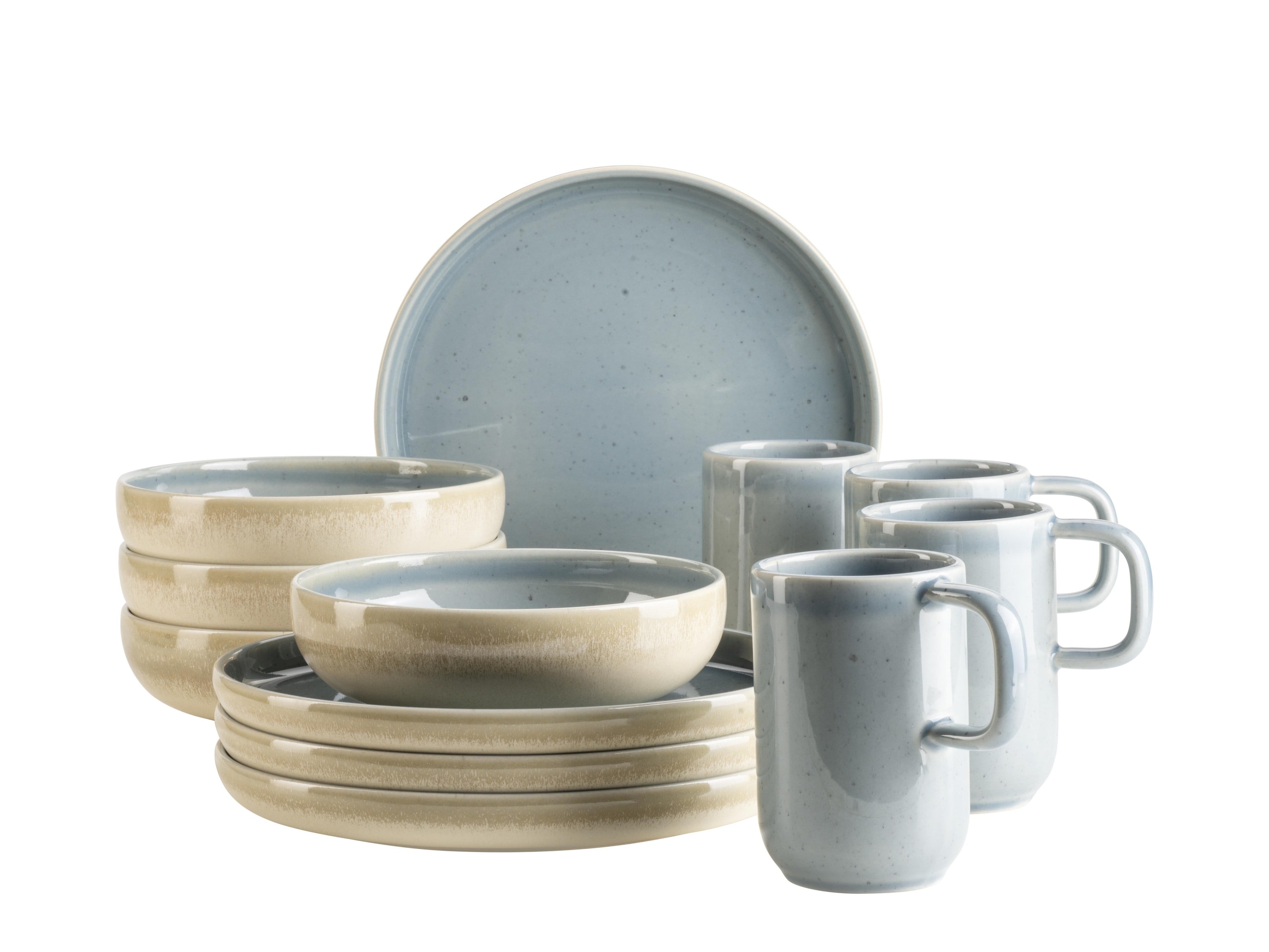 M&auml;ser Fr&uuml;hst&uuml;cksset, Steinzeug Candy 