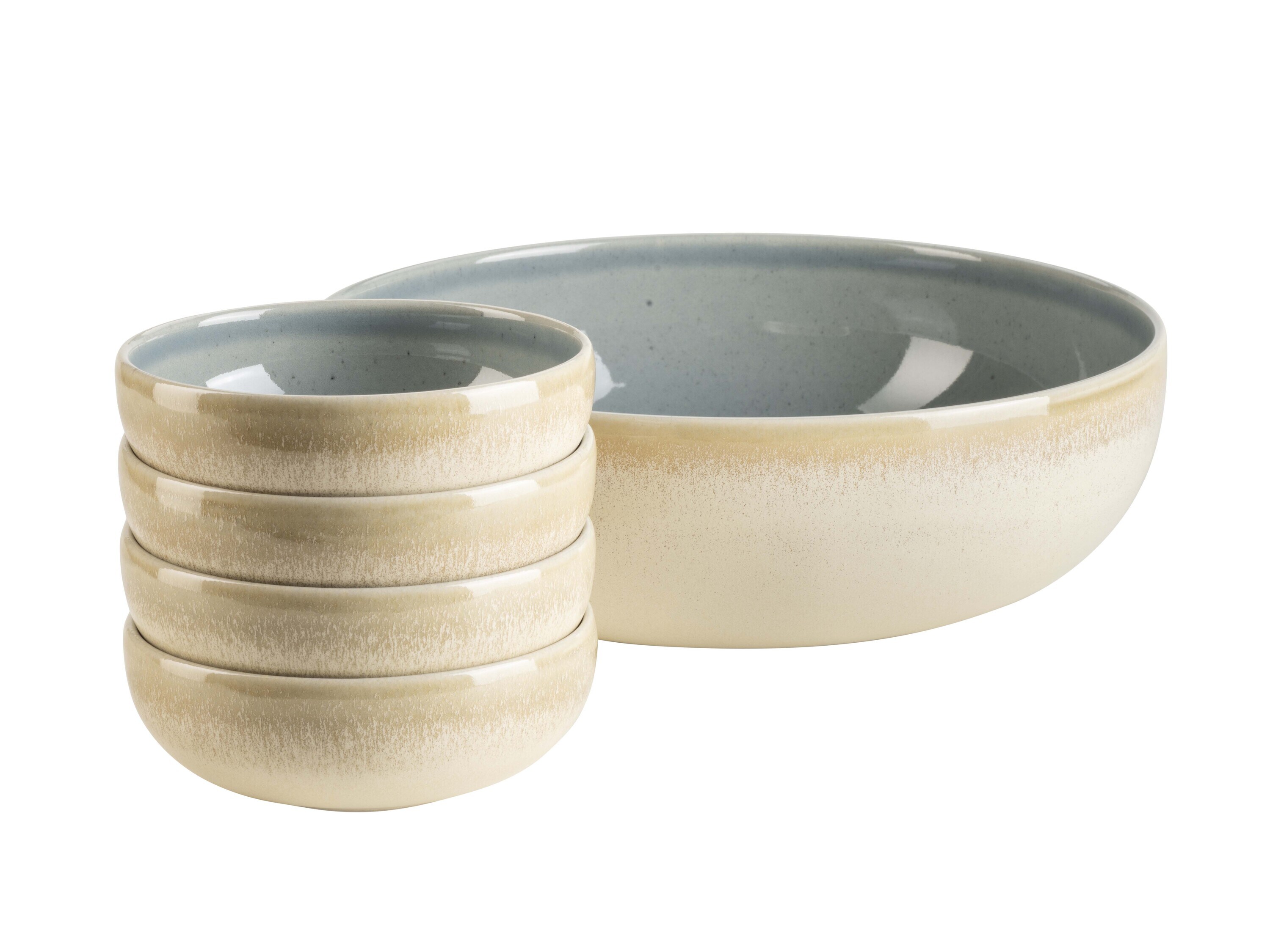 M&auml;ser Sch&uuml;ssel Set, Steinzeug Candy 