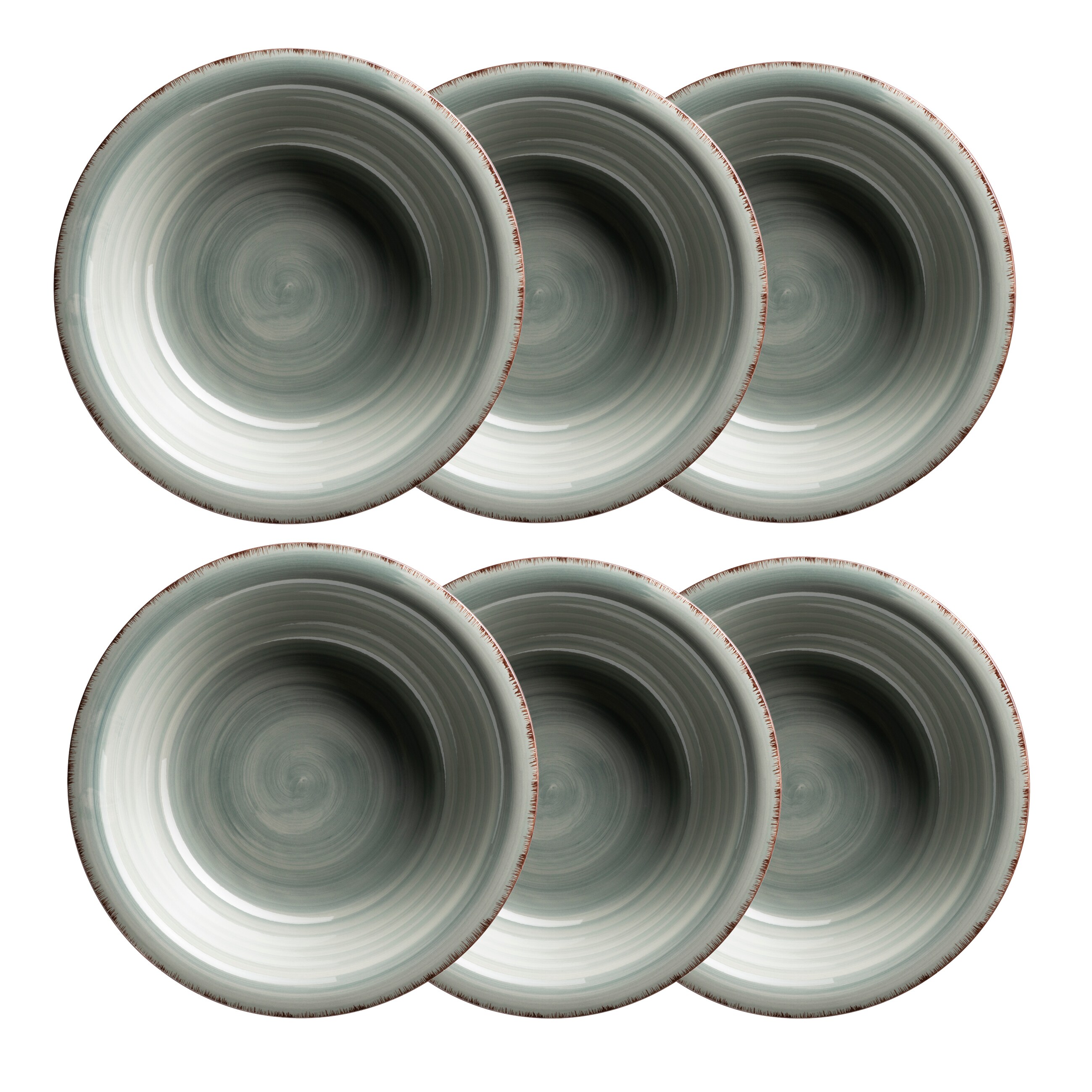 M&auml;ser Suppenteller-Set, Steingut LUMACA 