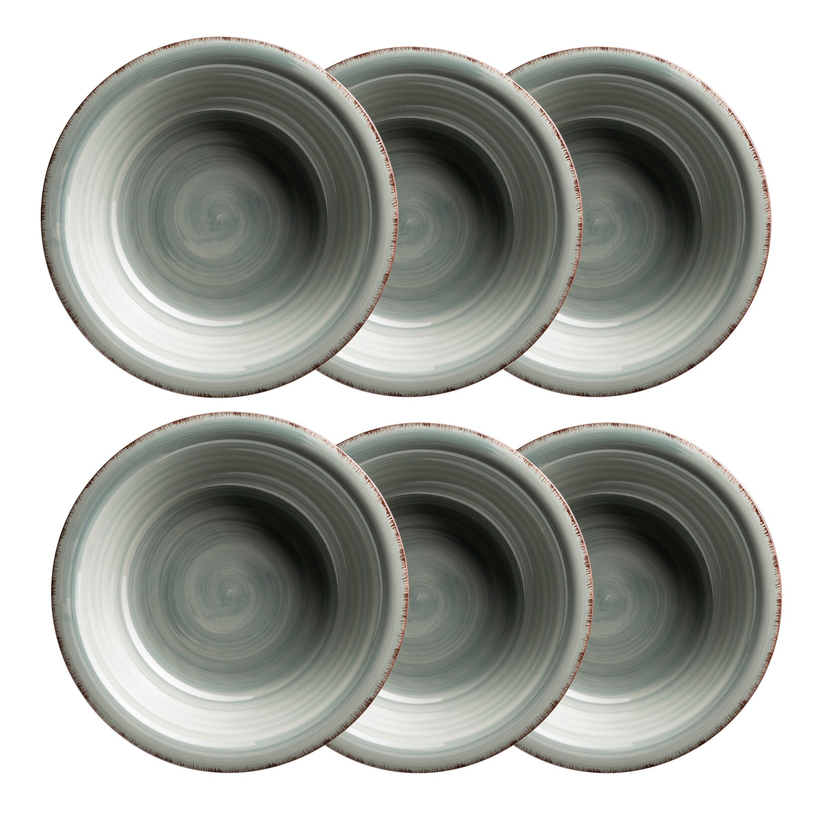 Suppenteller-Set, Steingut LUMACA