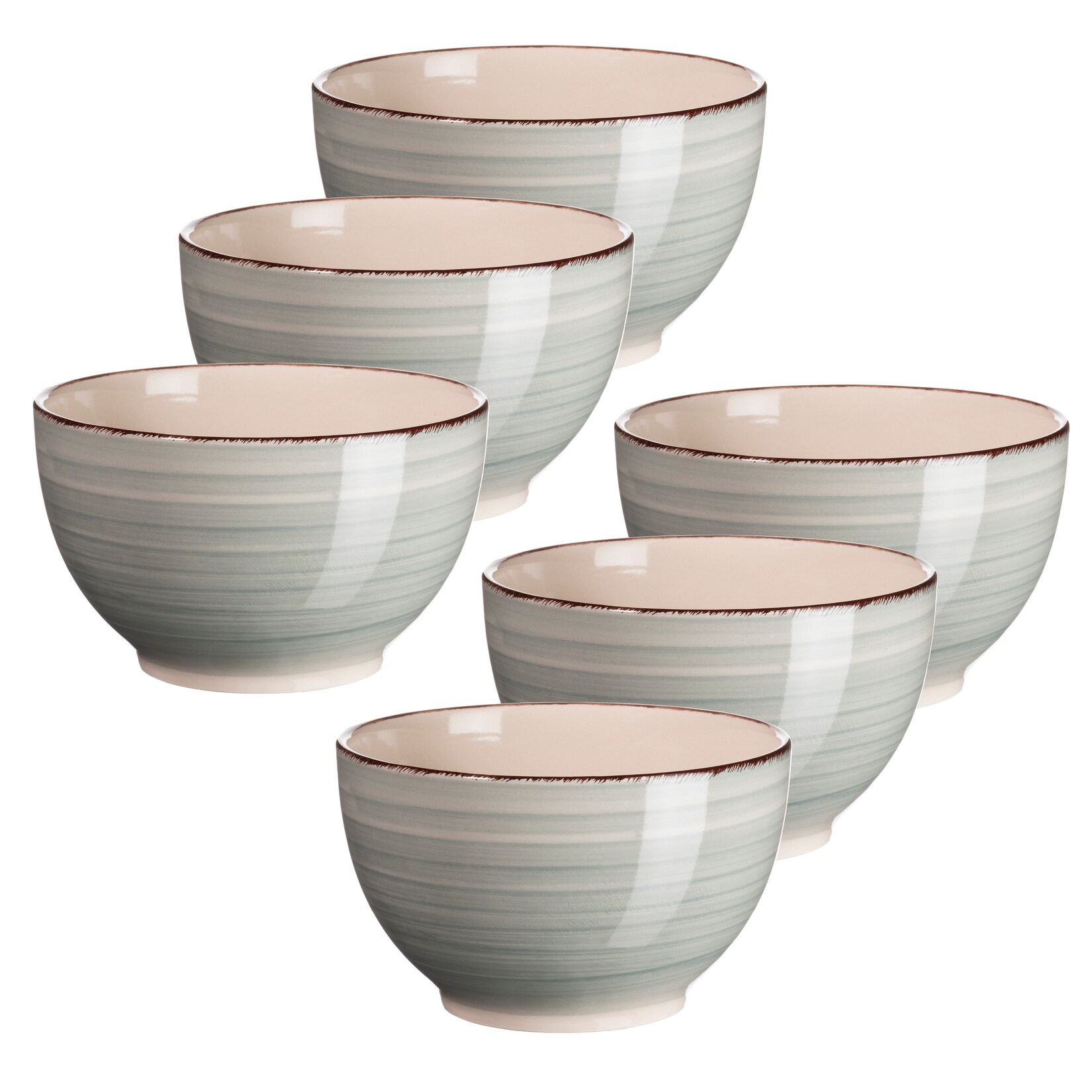 Müslischalen-Set, Steingut LUMACA