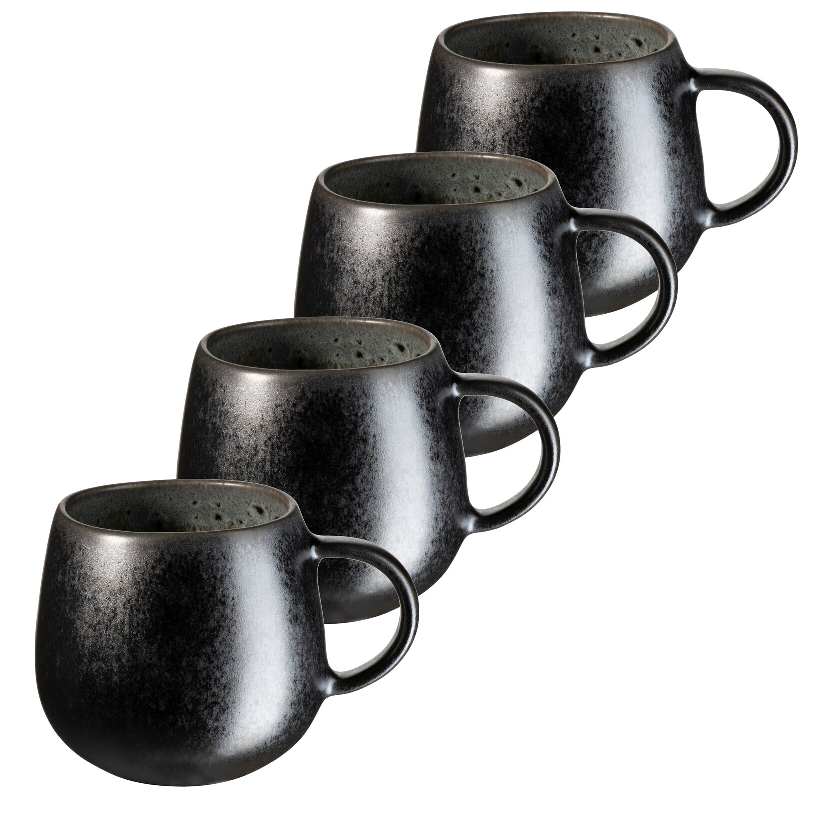 Kaffeebecher-Set, Steinzeug Carellia