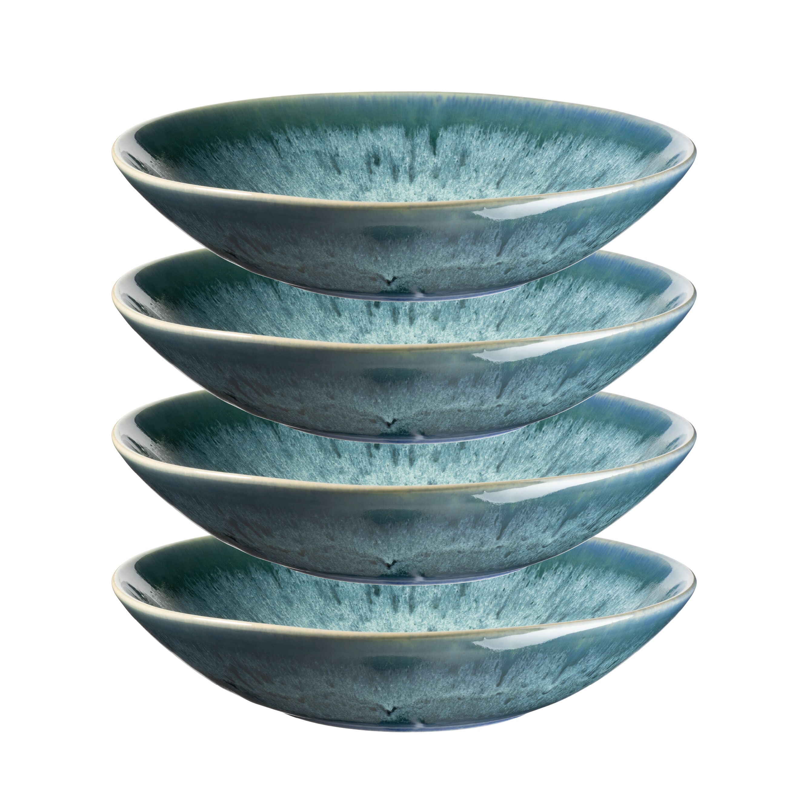 M&auml;ser Suppenteller-Set, Steinzeug Carellia 