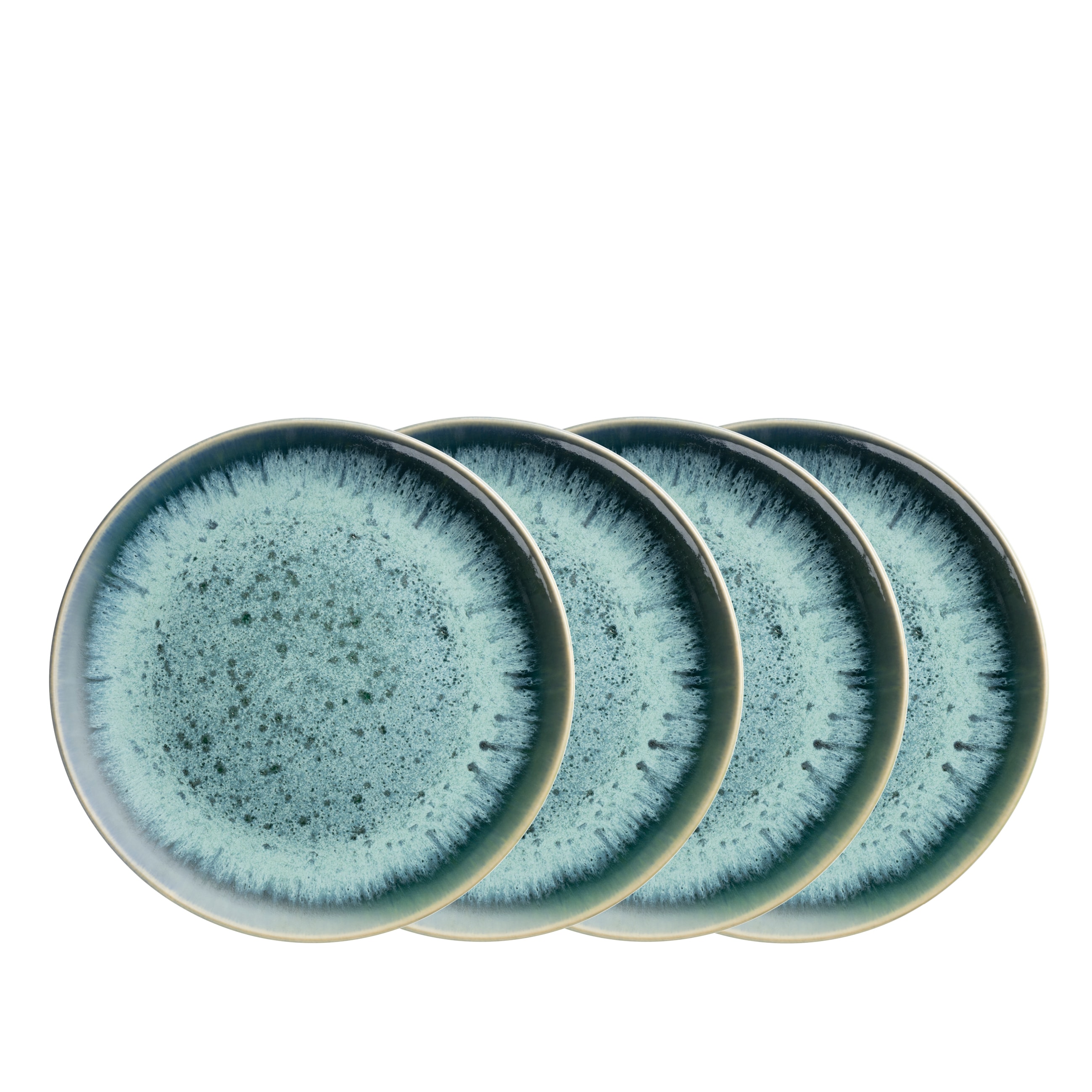 M&auml;ser Dessertteller-Set, Steinzeug Carellia 