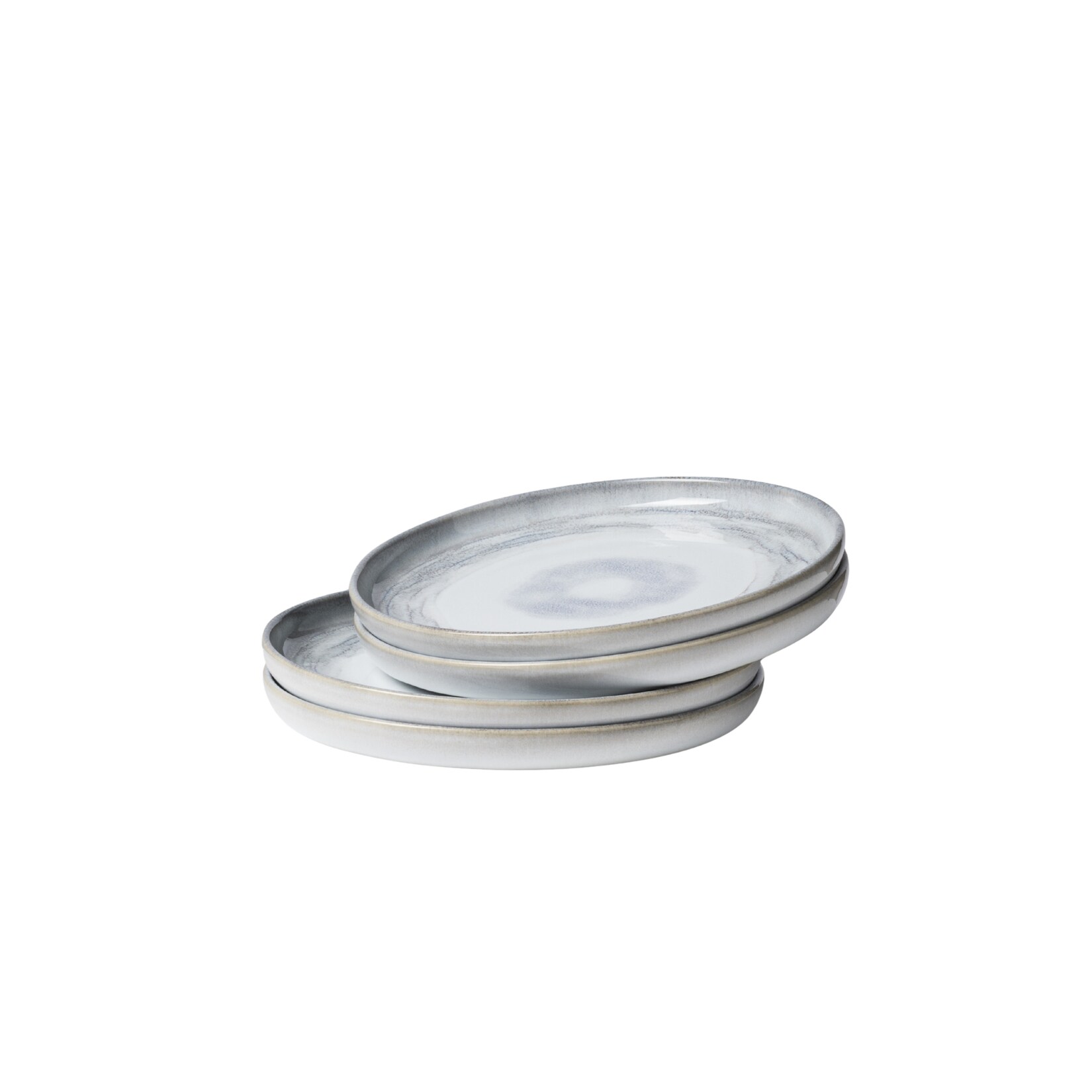 Dessertteller-Set, Steinzeug TIEFER SEE