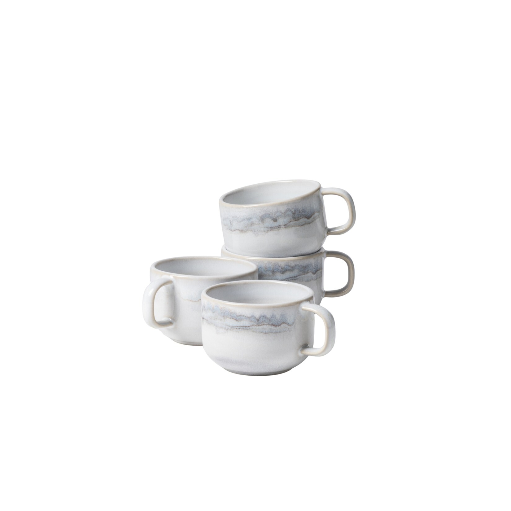 Kaffeeobertassen-Set, Steinzeug TIEFER SEE