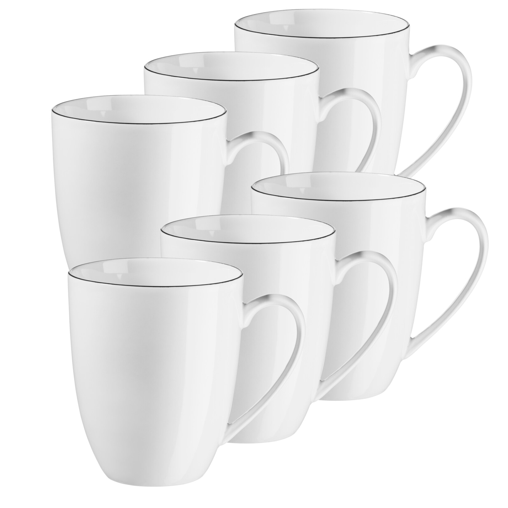 Kaffeebecher, Porzellan Felise Weiß