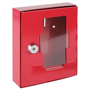 HMF 1020-03 Notschlüsselkasten, 15 x 12 x 4 cm, RAL 3001 Signalrot 