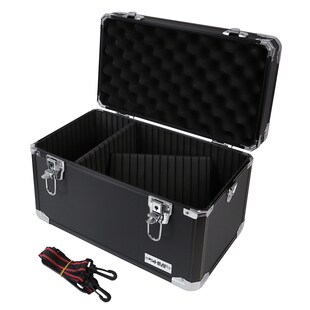 HMF 14801-02 Alu Transportkoffer, Aufbewahrungskoffer, individuelle Facheinteilung, 40 x 27,5 x 23,5 cm 