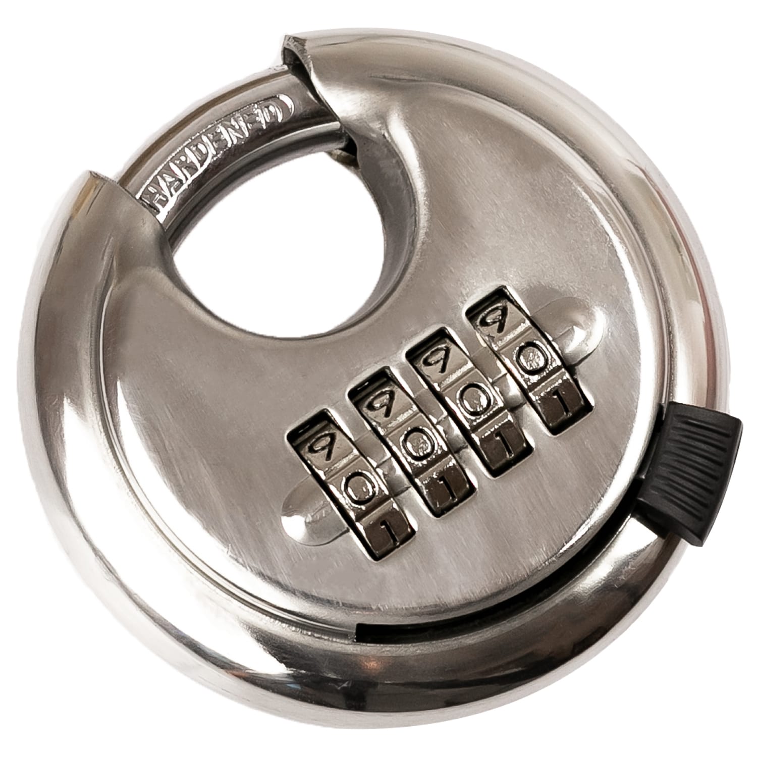 HMF 3502-09 Vorh&auml;ngeschloss, 4er Zahlenkombination, 7 x 7 x 2,4 cm 