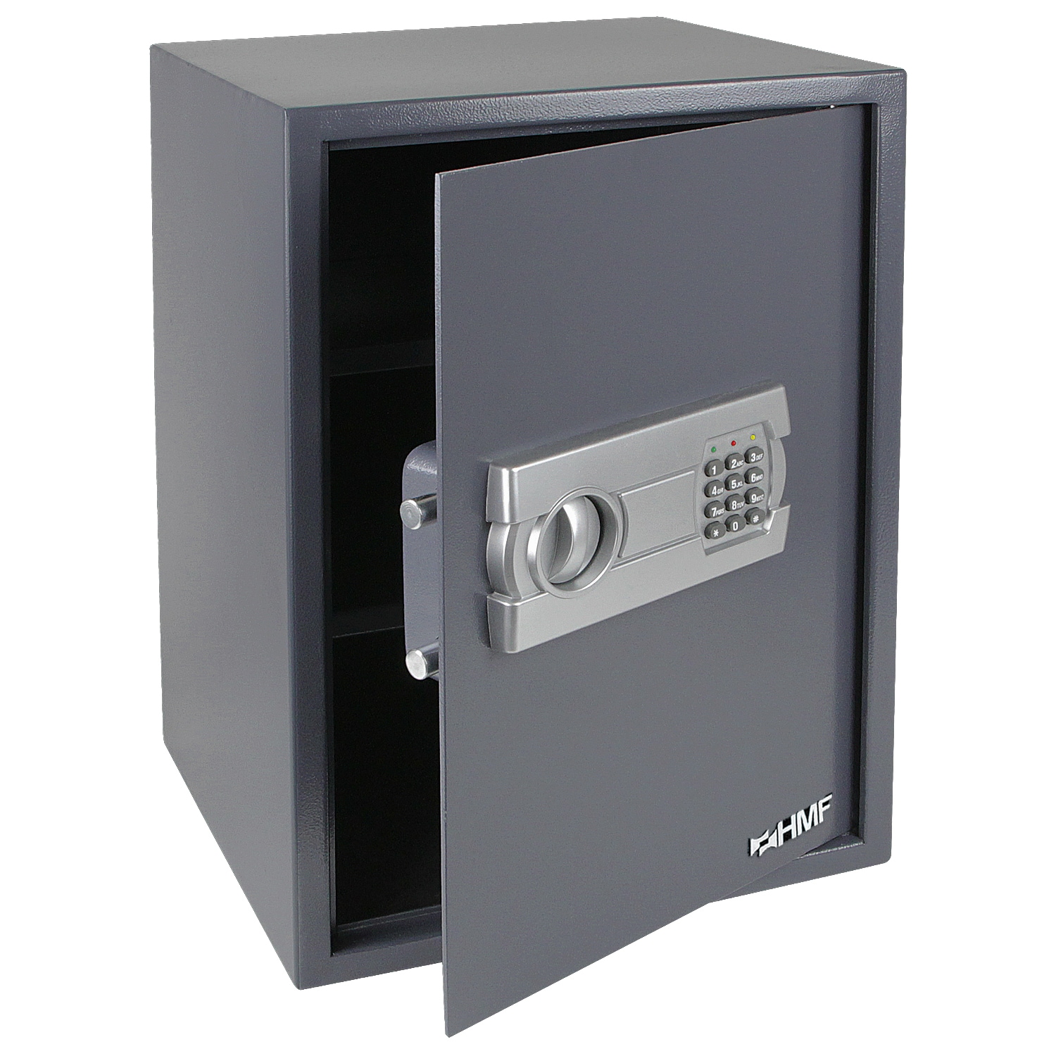 HMF Tresor mit Zahlenschloss, M&ouml;beltresor, 35 x 50 x 31 cm, Anthrazit 