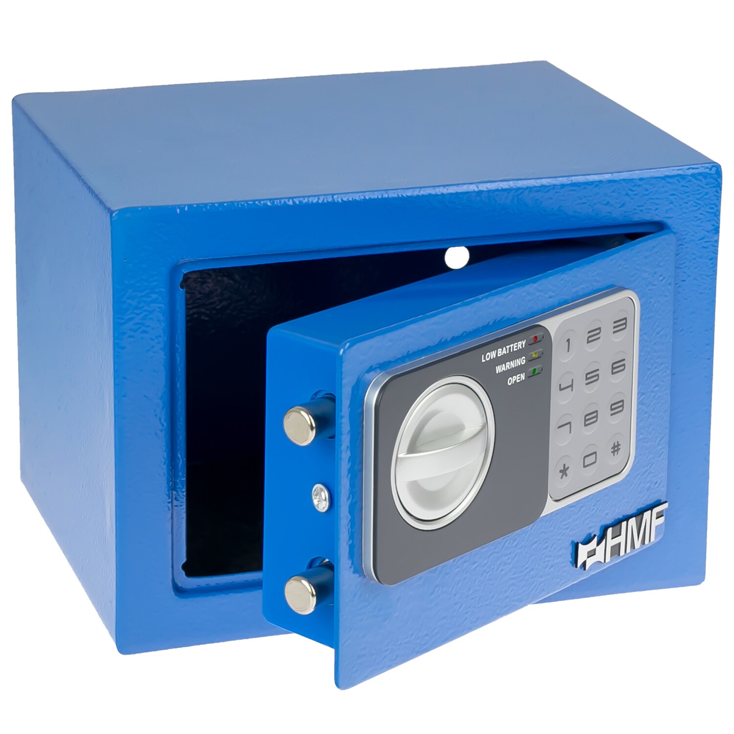 HMF M&ouml;beltresor, Tresor mit Elektronikschloss, 23 x 17 x 17 cm, Blau 