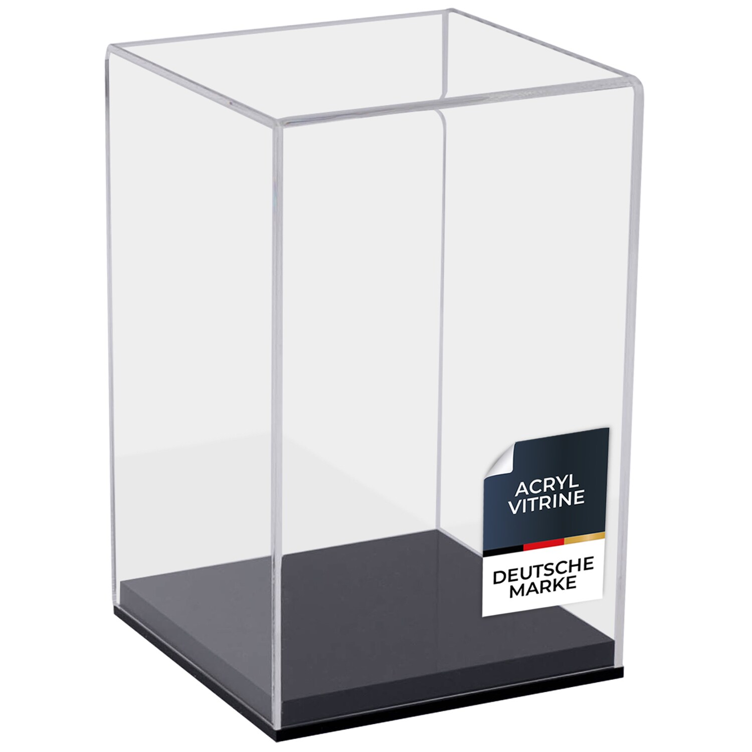 HMF 46811 Acryl Vitrine / Schaukasten f&uuml;r Modellautos, Figuren, 14 x 14 x 22 cm, Transparent 