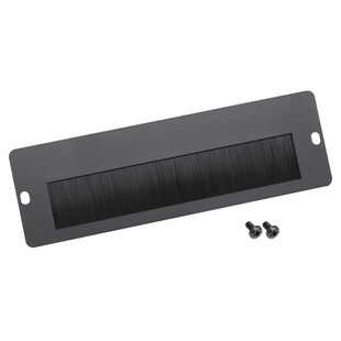 HMF 63329 Kabeldurchführung mit Bürsteneinsatz für 10 Zoll Serverschrank, außen 