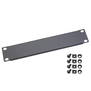 HMF 63370 Blindabdeckung Abdeckplatte für Serverschrank, 10 Zoll, 1 HE 