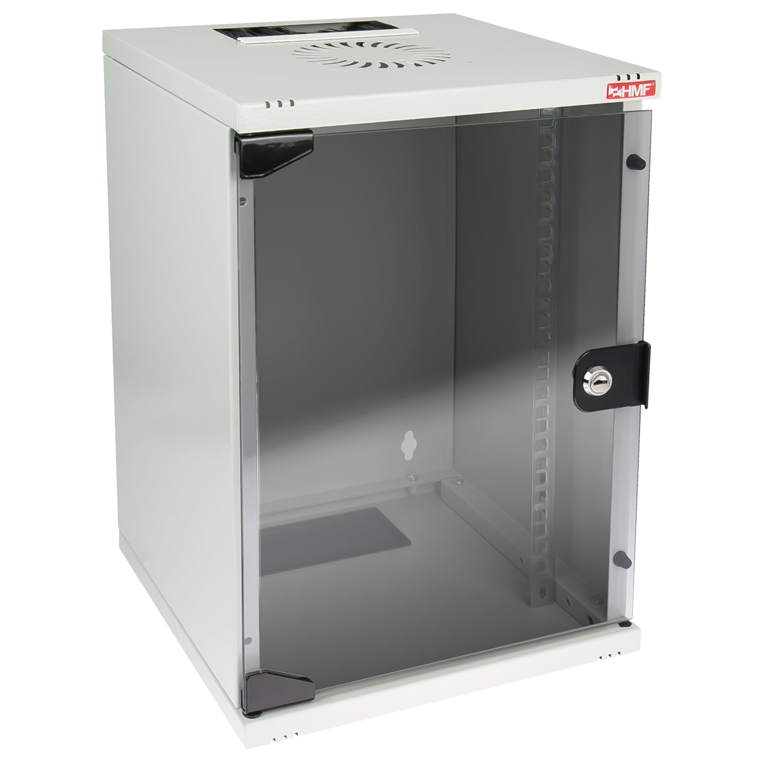 HMF Serverschrank 634 Netzwerkschrank 10" 6HE 9HE 12HE Wandgeh&auml;use 10 Zoll Rack 