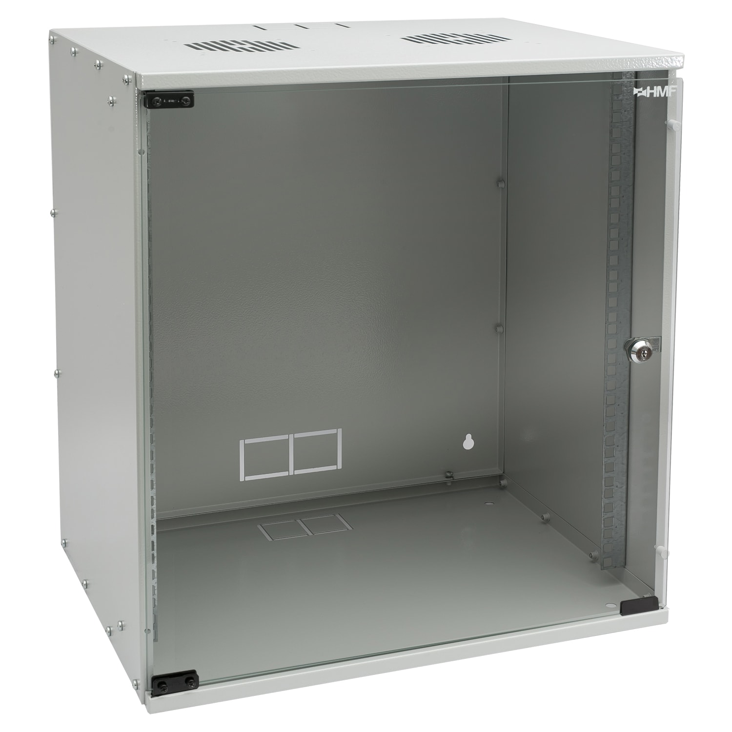 HMF 19" Serverschrank 657 Netzwerkschrank 4HE 7HE 9HE 12HE unmontiert 19 Zoll Rack 