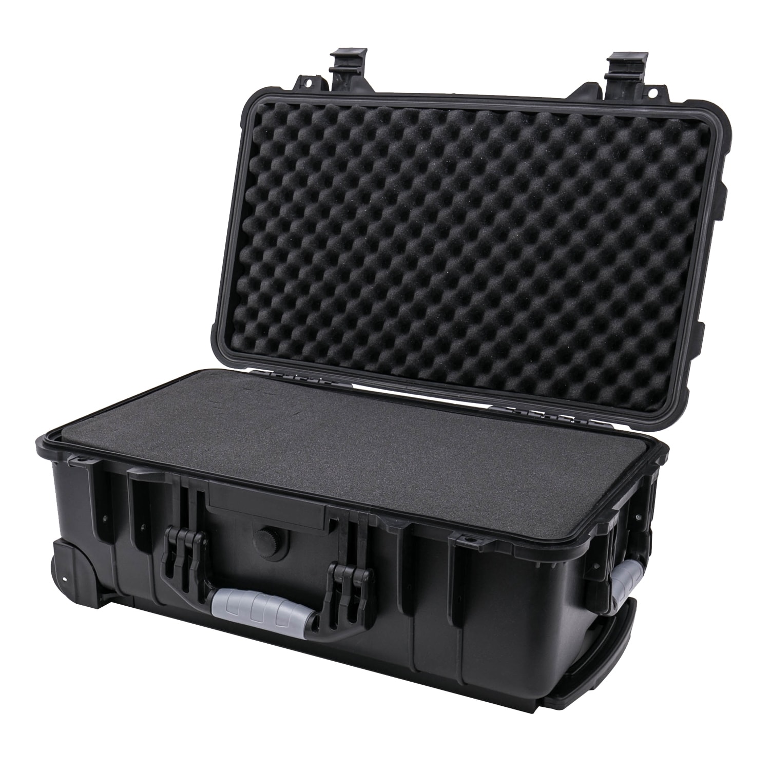 HMF ODK400 Outdoor-Trolley, Fotokoffer mit Rasterschaumstoff, 56 x 34,5 x 23 cm 