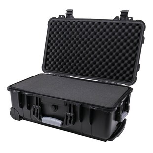 HMF ODK400 Outdoor-Trolley, Fotokoffer mit Rasterschaumstoff, 56 x 34,5 x 23 cm 