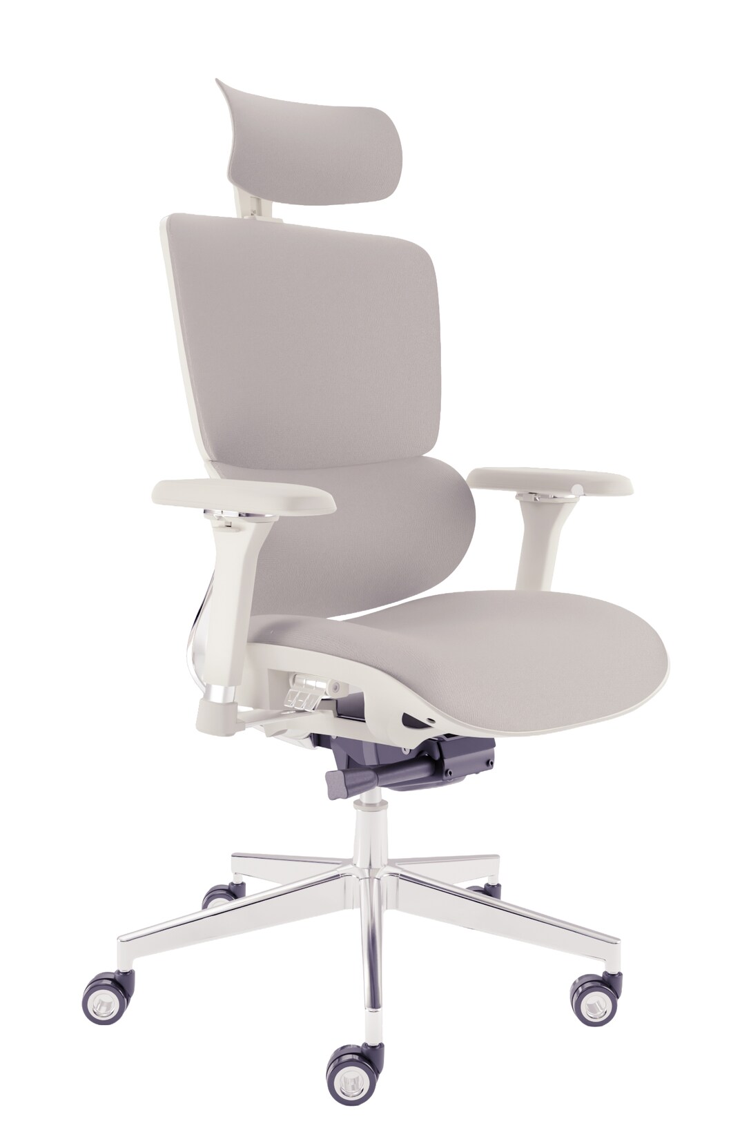 CLOUVOU MasterSeat Bürostuhl Ergonomisch –  Creme-Weiß