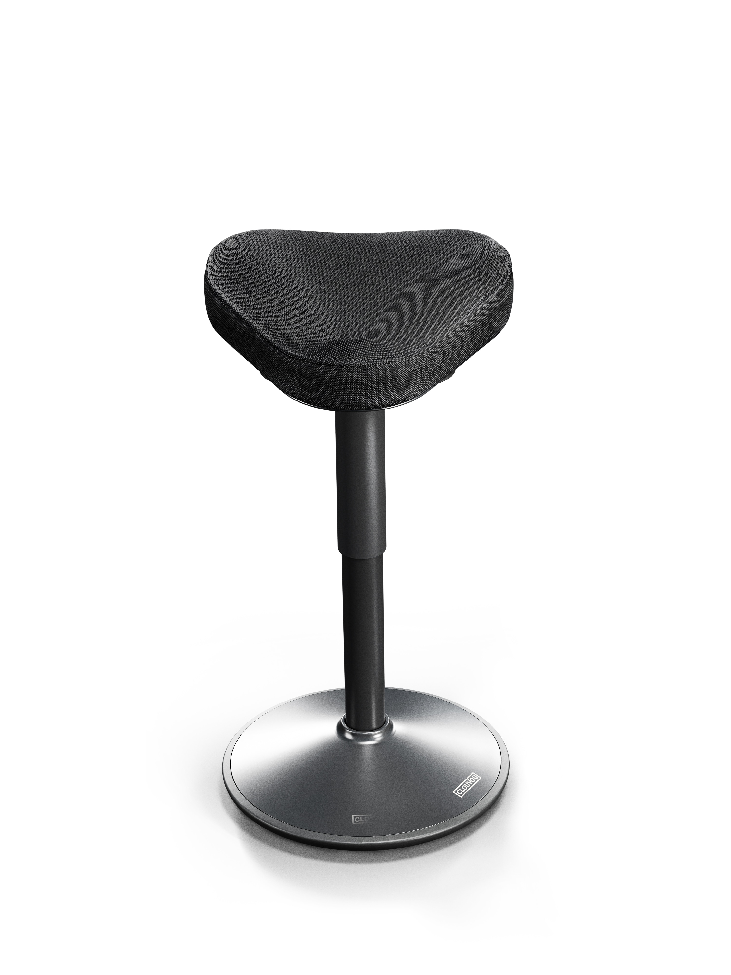 CLOUVOU - Nexus - ergonomischer Hocker (47-64cm) - Schwarz 