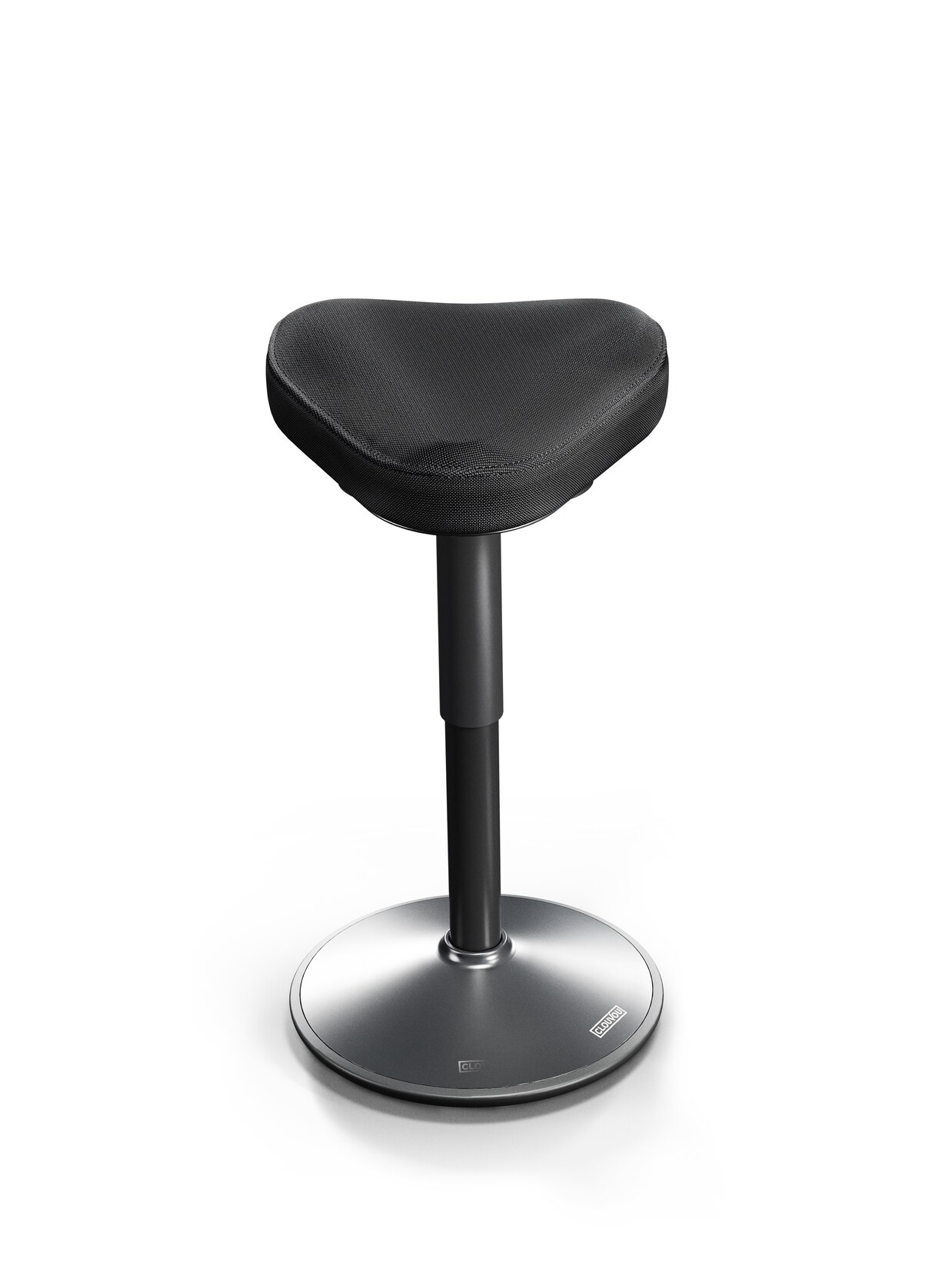 CLOUVOU - Nexus - ergonomischer Hocker (47-64cm) - Schwarz