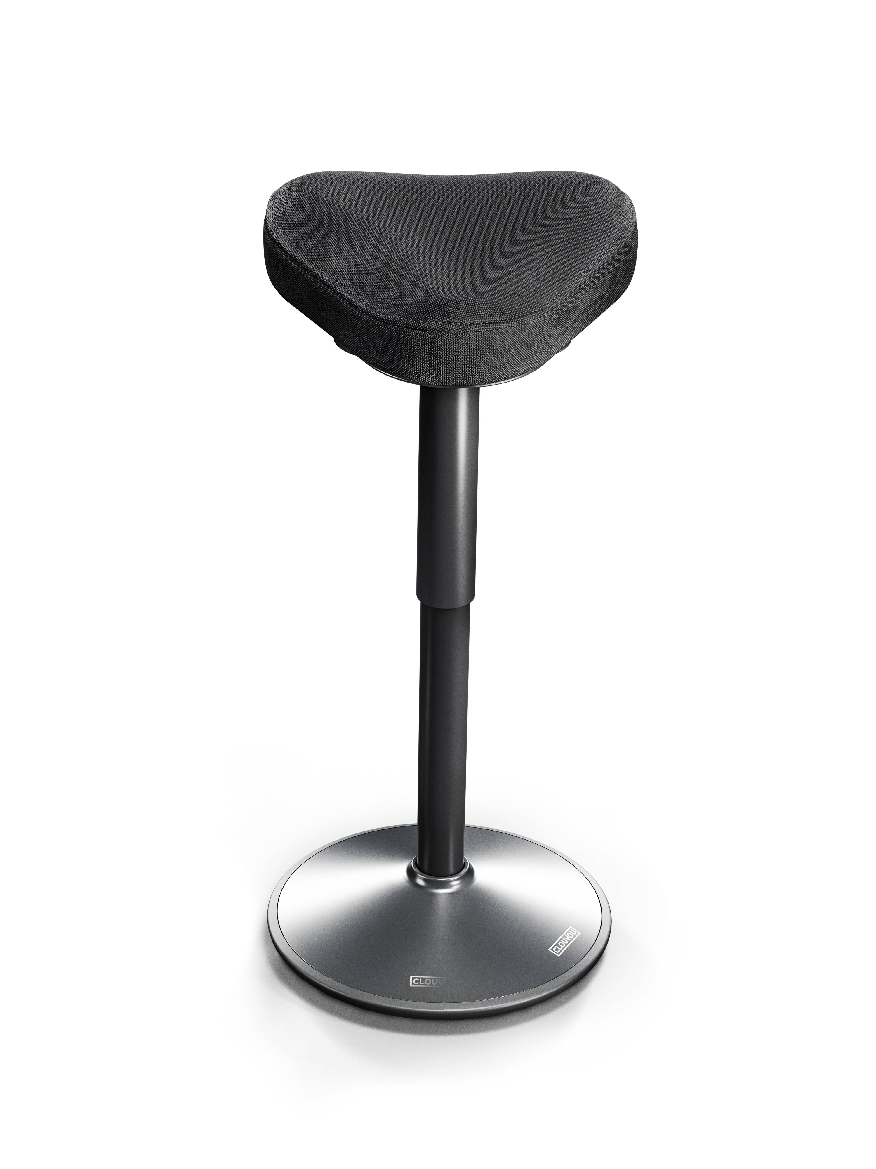CLOUVOU - Nexus - ergonomischer Hocker (57-82cm) - Schwarz 