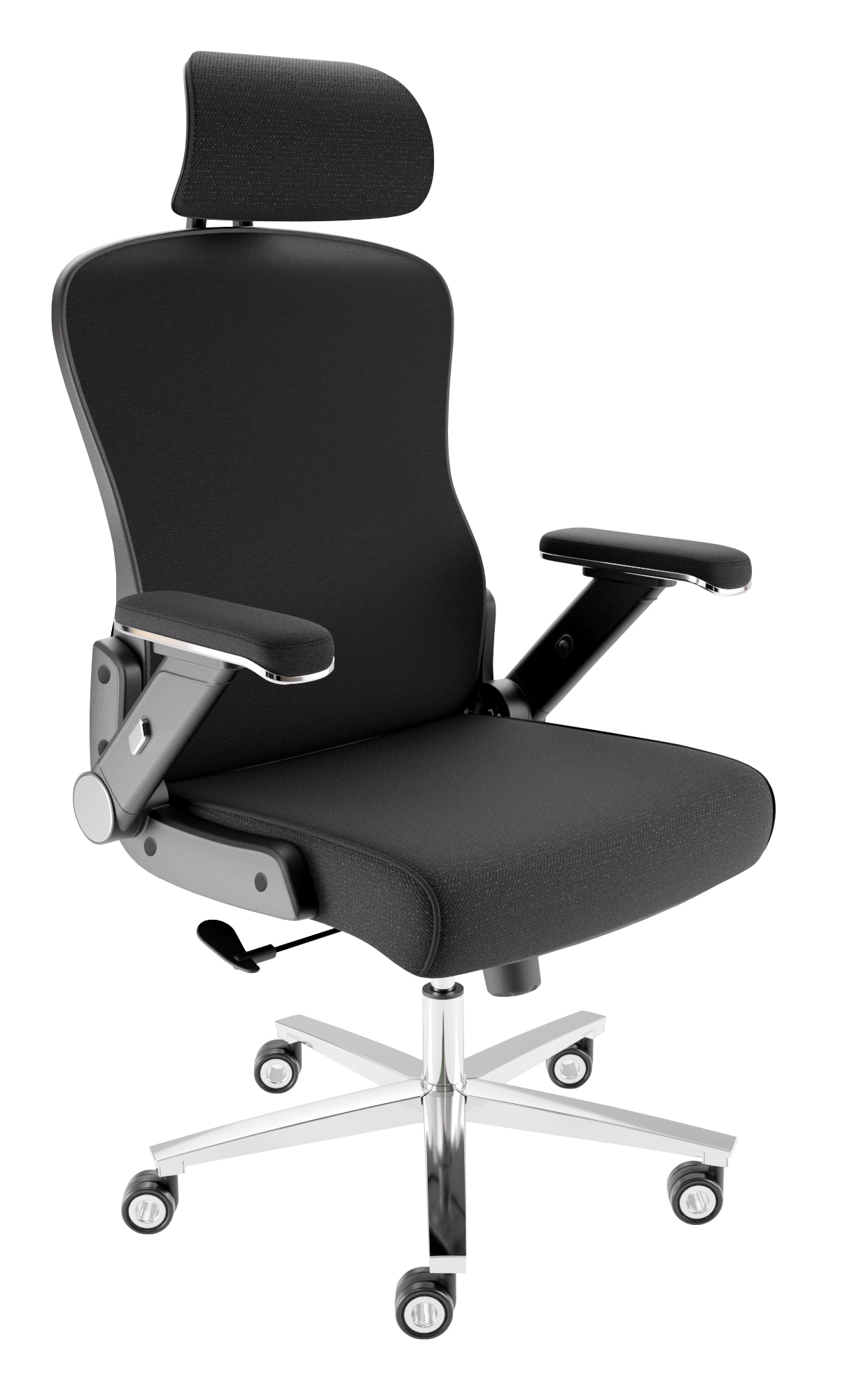 CLOUVOU PowerSeat B&uuml;rostuhl Ergonomisch &ndash; Schwarz 