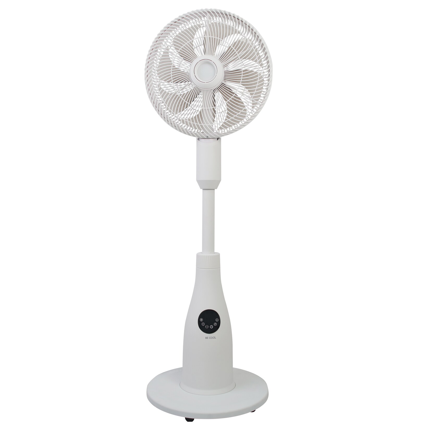 BE COOL Premium Sprühnebel-Standventilator mit 2 Liter Wassertank BCPSN2L01