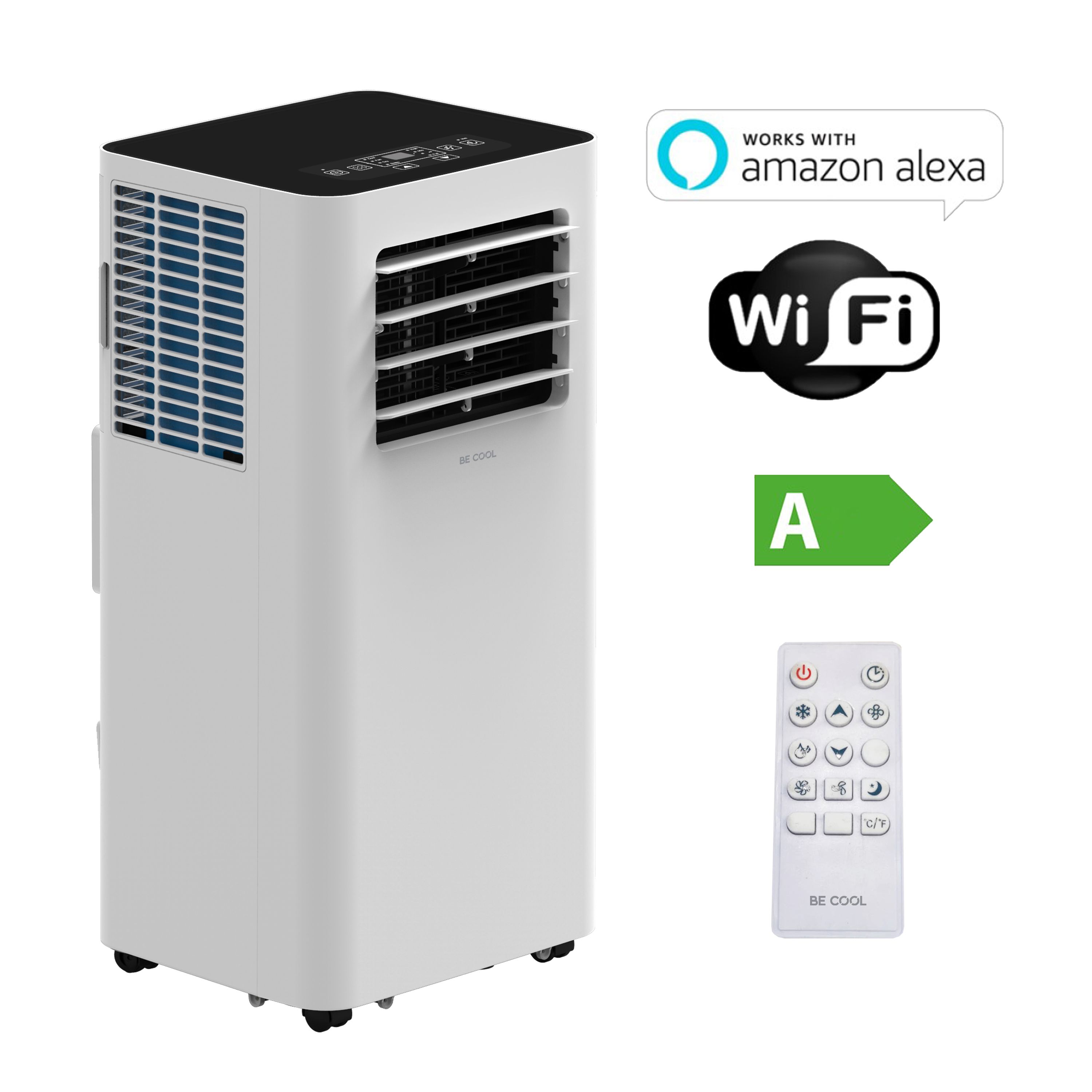BE COOL Klimager&auml;t 14.000 BTU mit Wifi BC14KL25W 