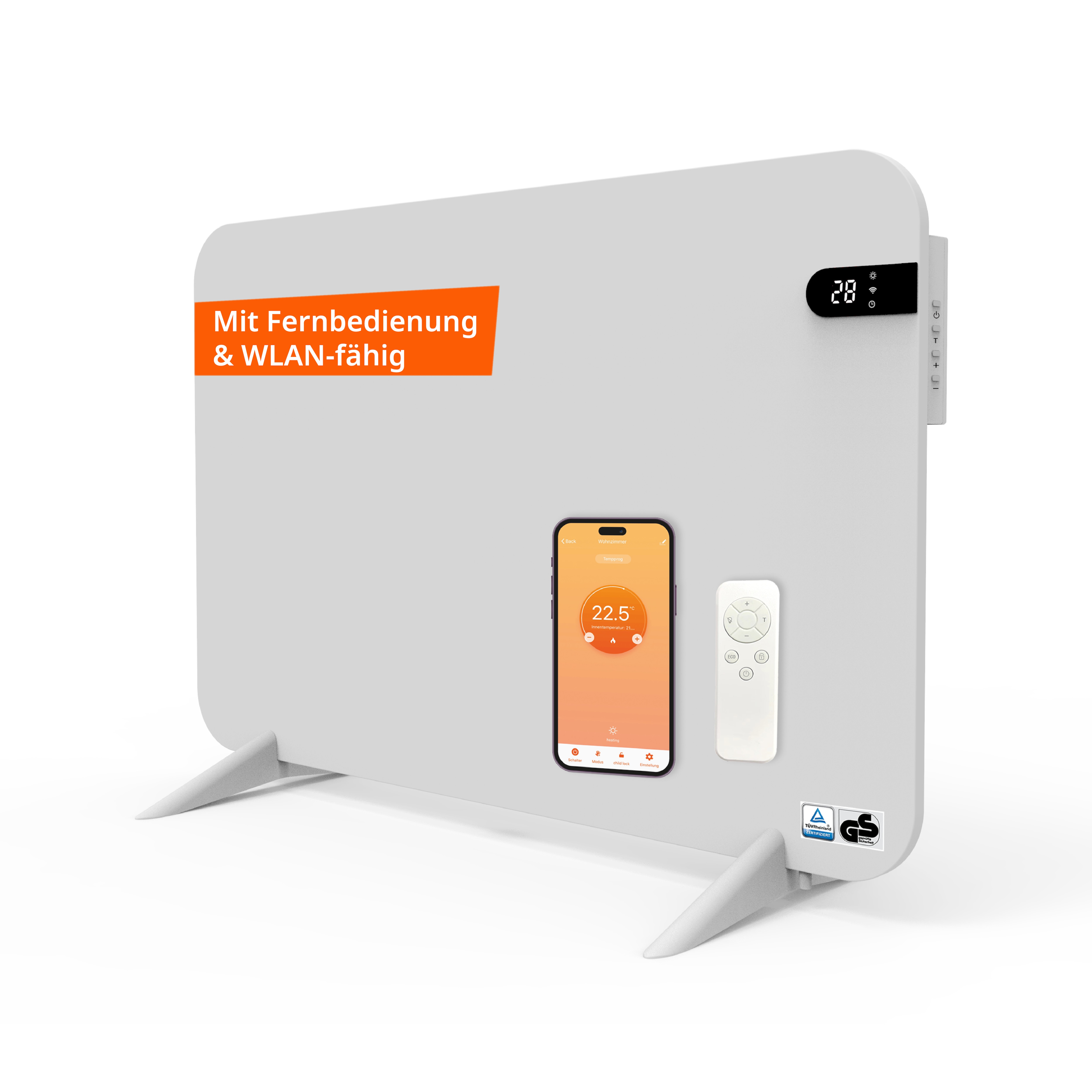 Smart Dual 450W wei&szlig; Display 
