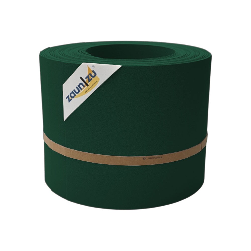 zaun|zu&reg; Sichtschutzstreifen PP Sichtschutzstreifen Doppelstabzaun Gr&uuml;n,10x 2,55m 